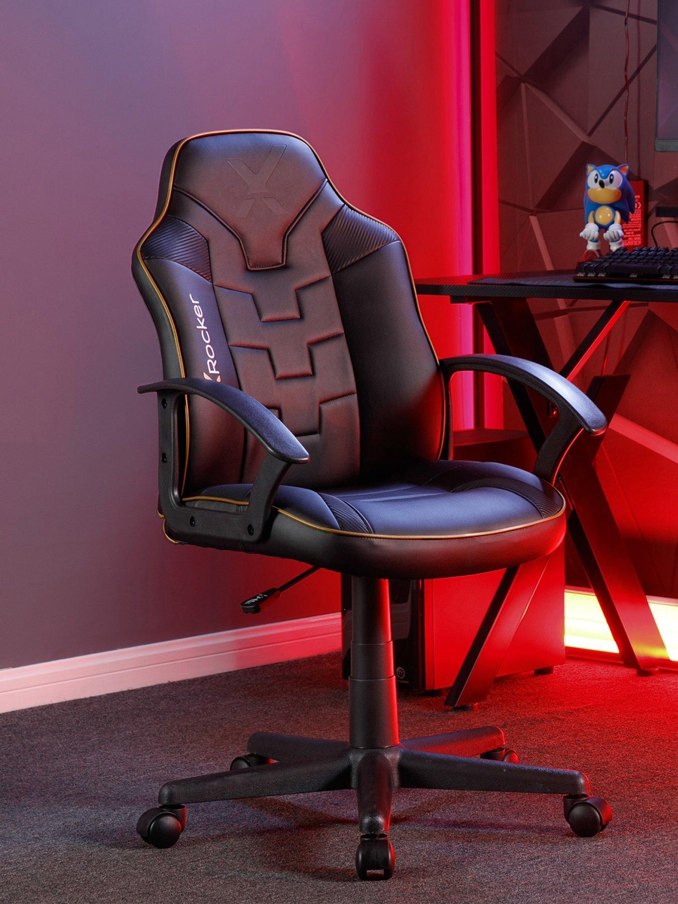 Arteon x rocker faux leather office gaming discount chair