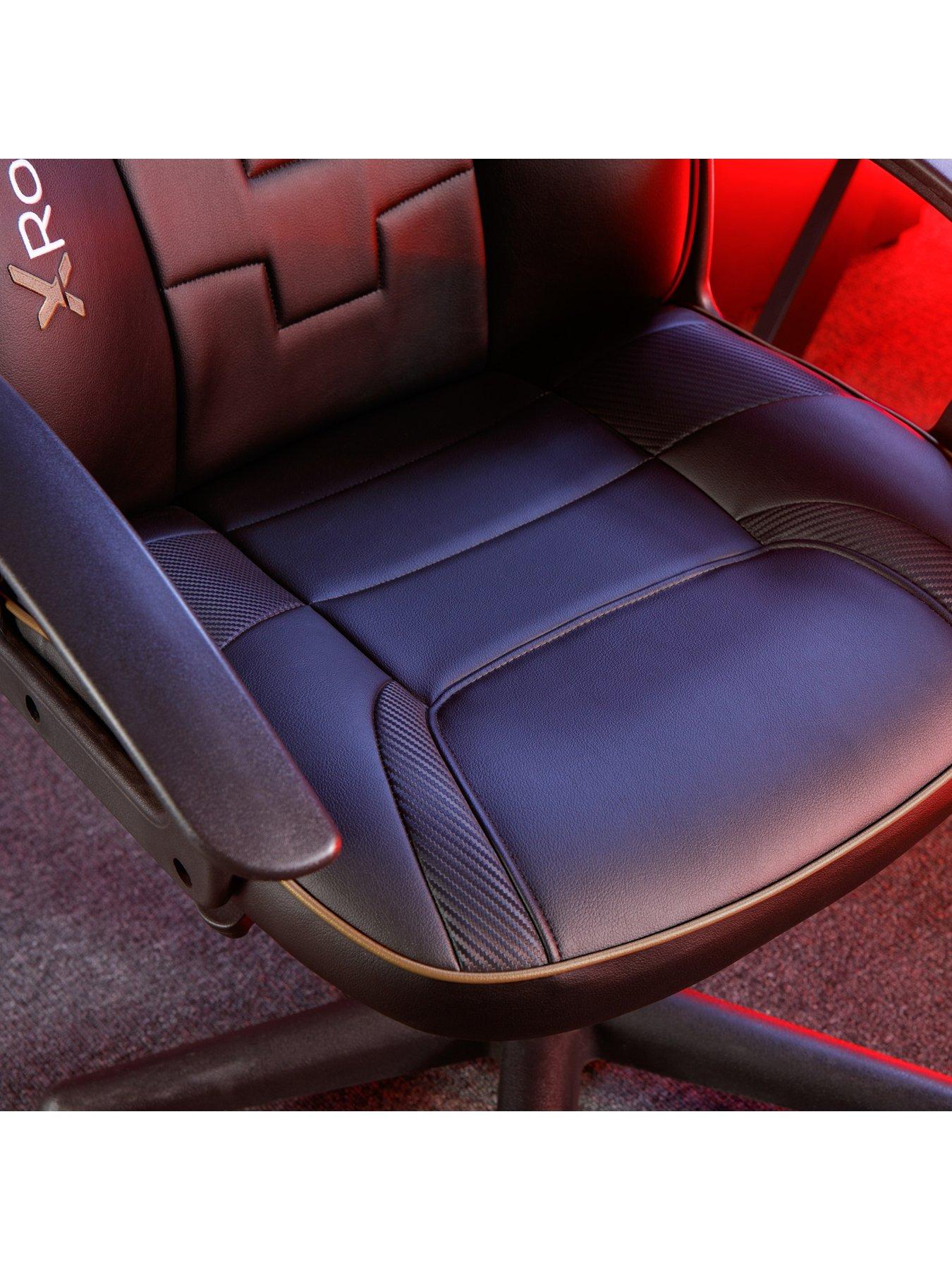 Image 6 of 6 of X Rocker Saturn Mid-Back Esport Gaming Chair  - Black / Gold