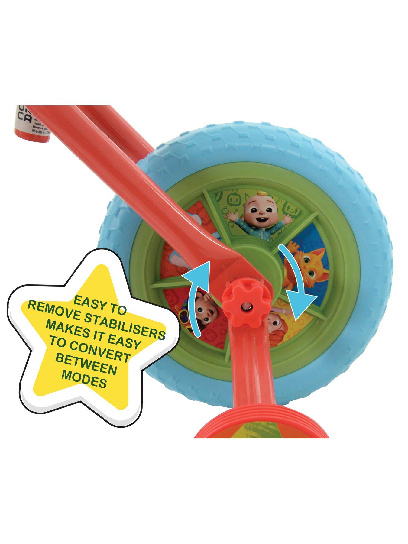 Image 5 of 7 of Cocomelon 2-in-1 10 Inch Training Bike