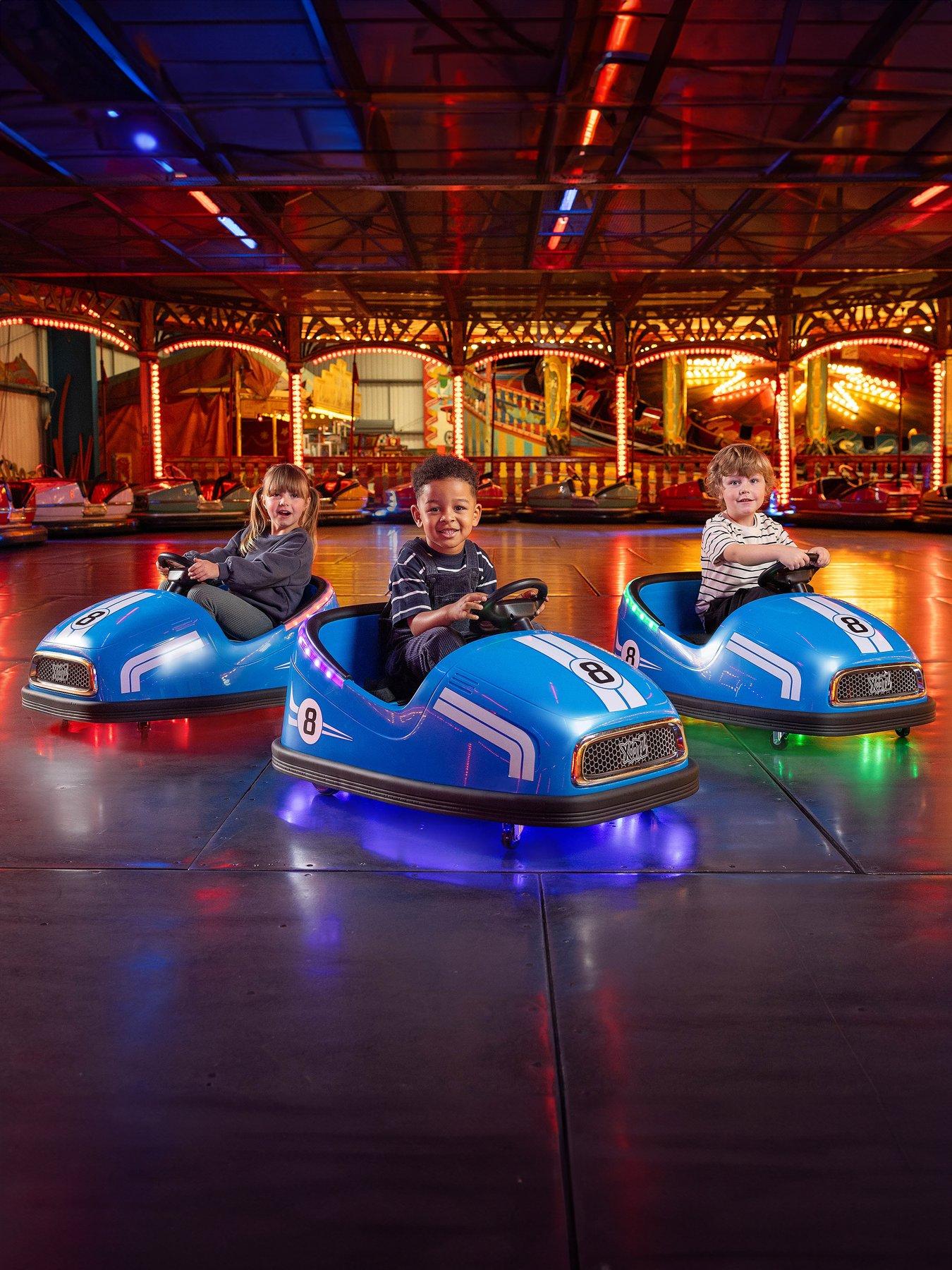 XOOTZ Big Bumper 2-Seater Kids Electric Bumper Car - Blue | Very.co.uk