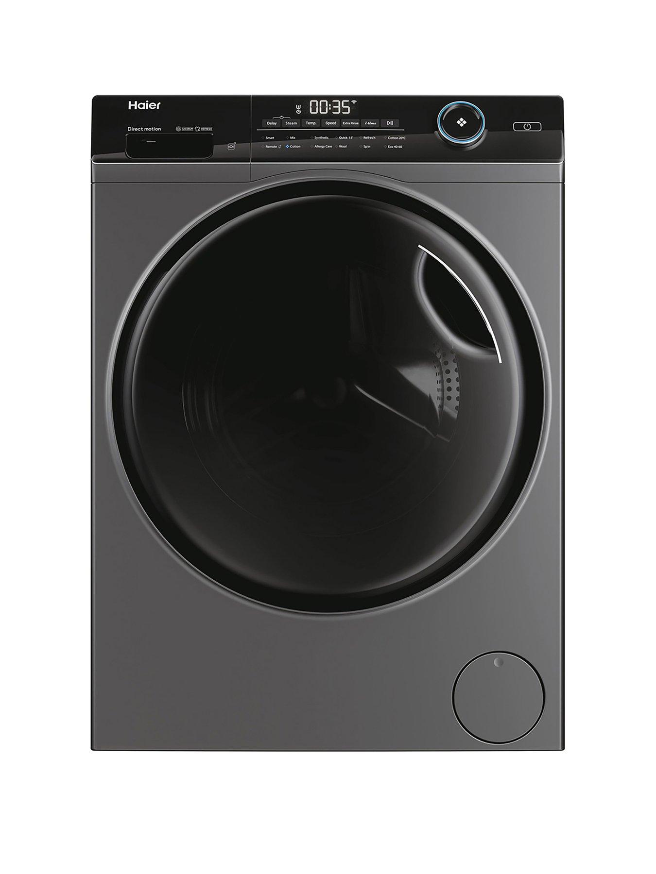 undefined i-Pro Series 5 HW90-B14959S8U1 9kg Wash, 1400 rpm Spin Washing Machine, WiFi, A Rated - Graphite