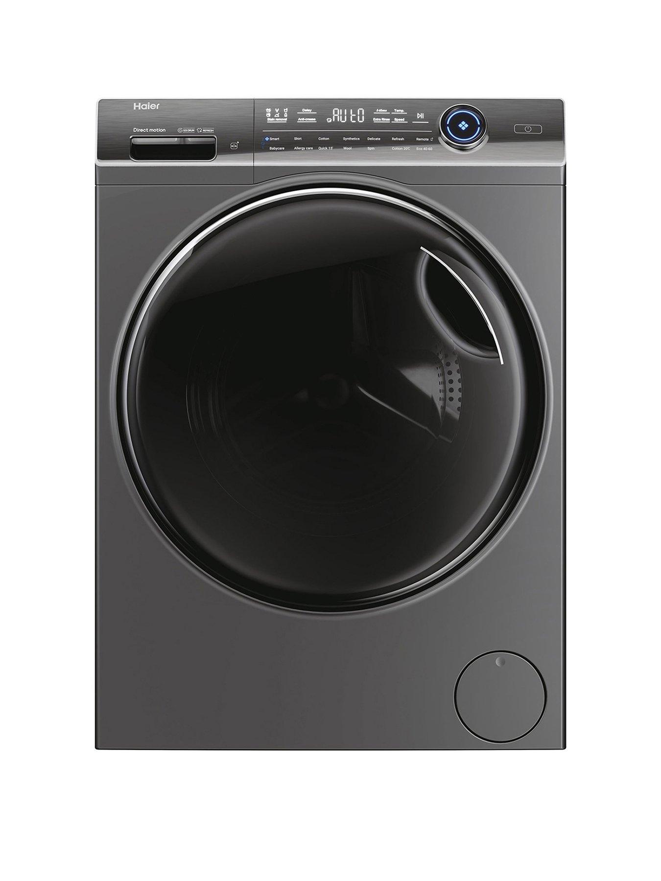 Haier i-Pro Series 7 Plus HW100-B14979S8U1 10kg Wash, 1400 Spin Washing Machine - Graphite
