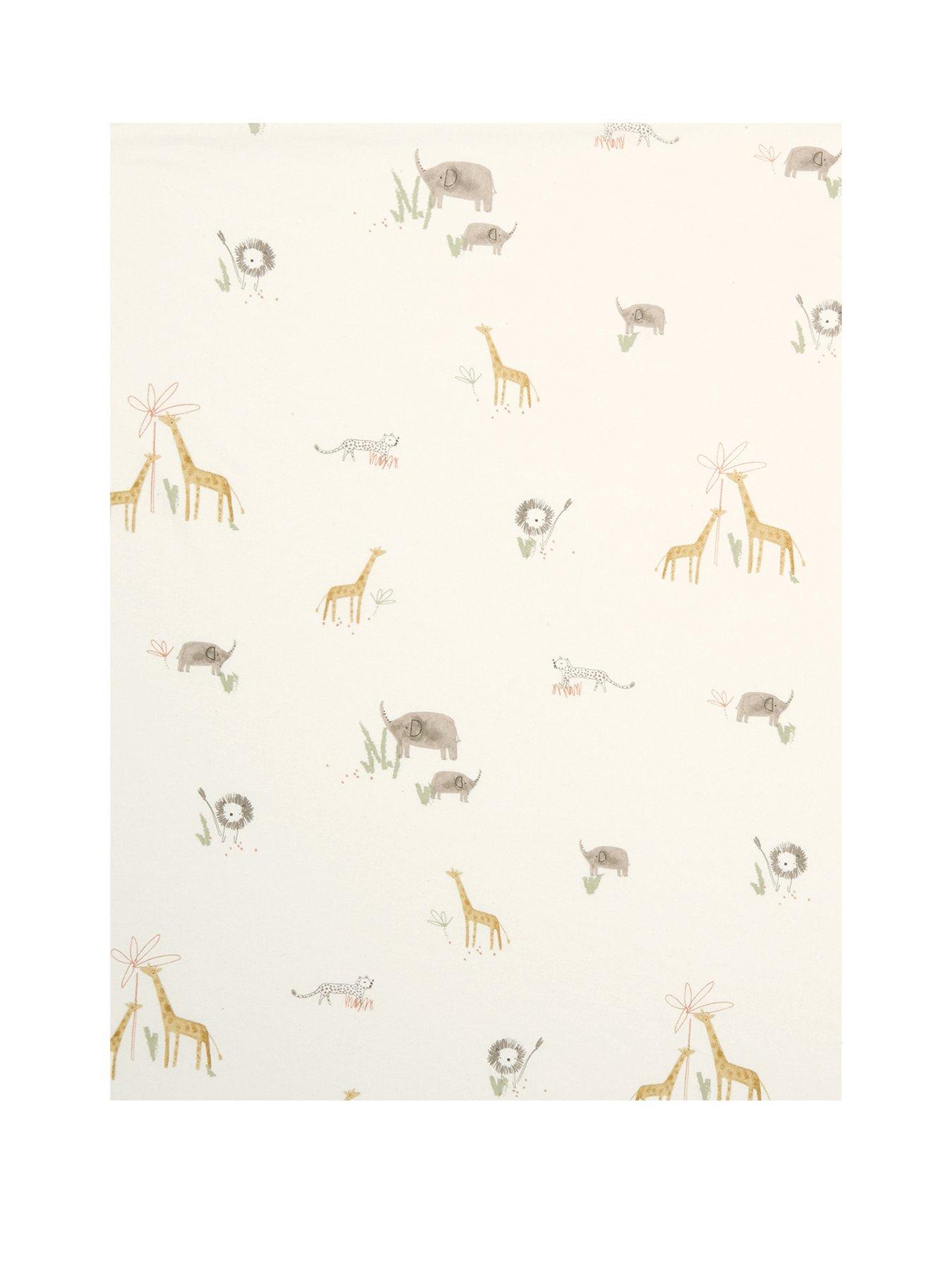 Image 2 of 3 of Mamas & Papas Jungle Cotbed Fitted Sheets- 2 Pack - Multi