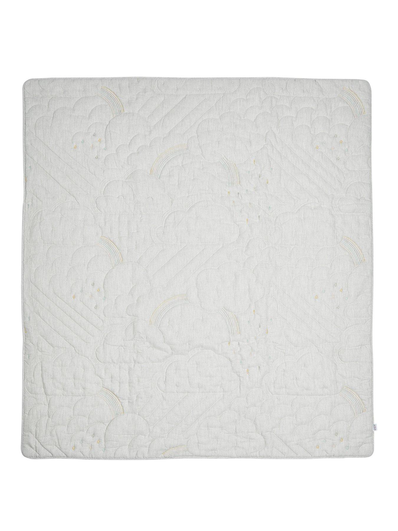 Image 2 of 3 of Mamas & Papas Dream Upon a Cloud Cotbed/Cot Quilt- Grey