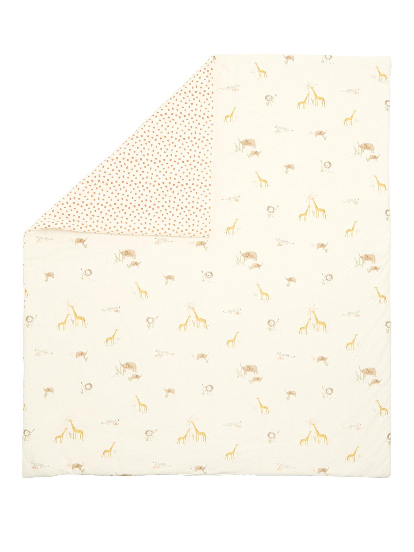 undefined Cotbed/Cot Jungle Quilt - Multi
