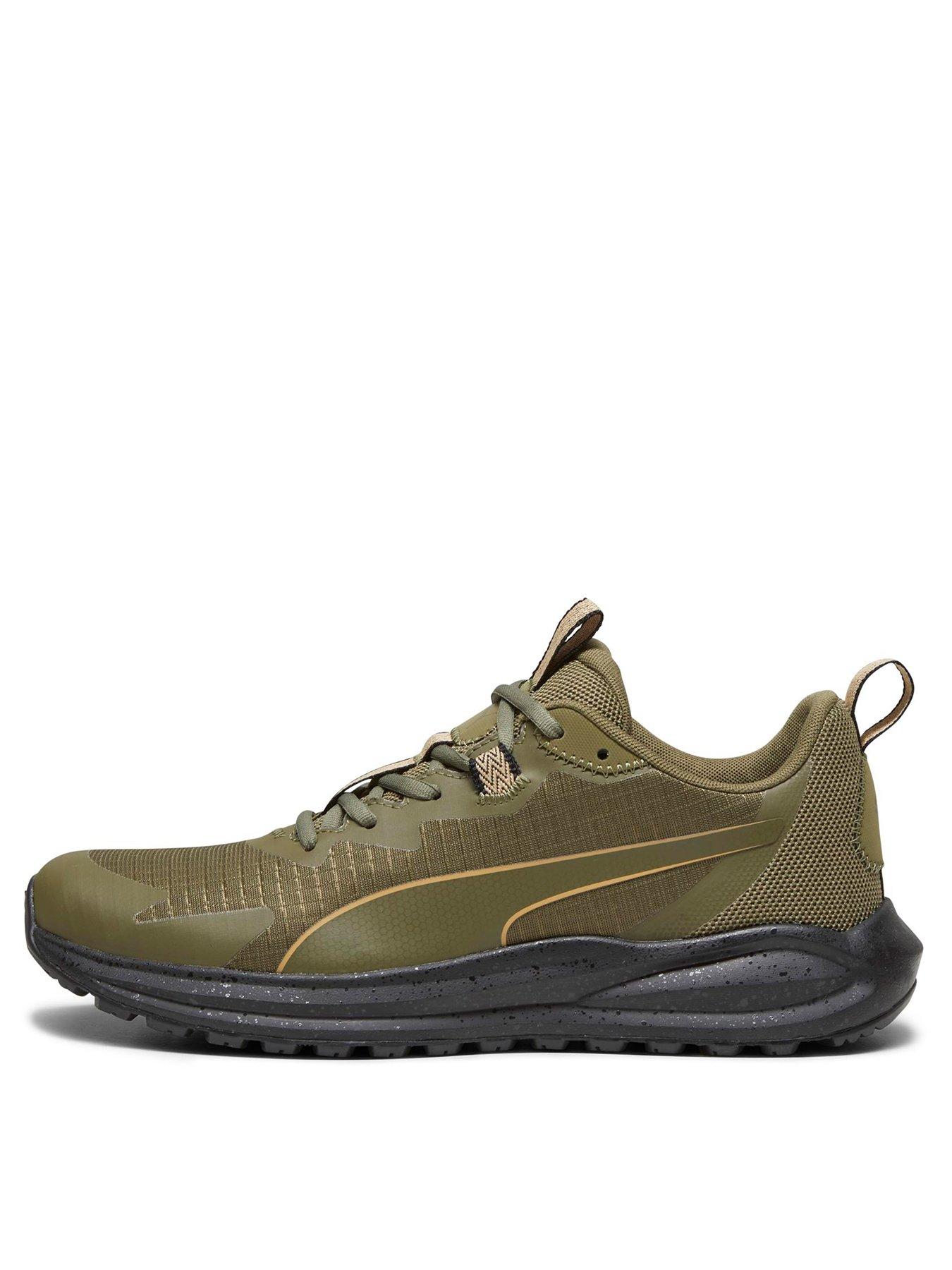 Khaki green hot sale mens trainers