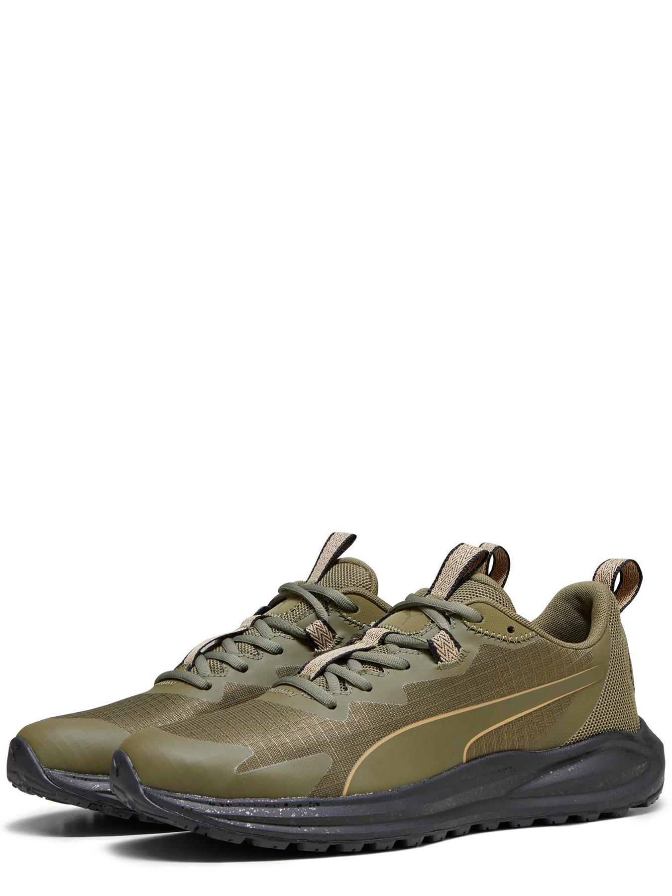 Mens khaki puma on sale trainers