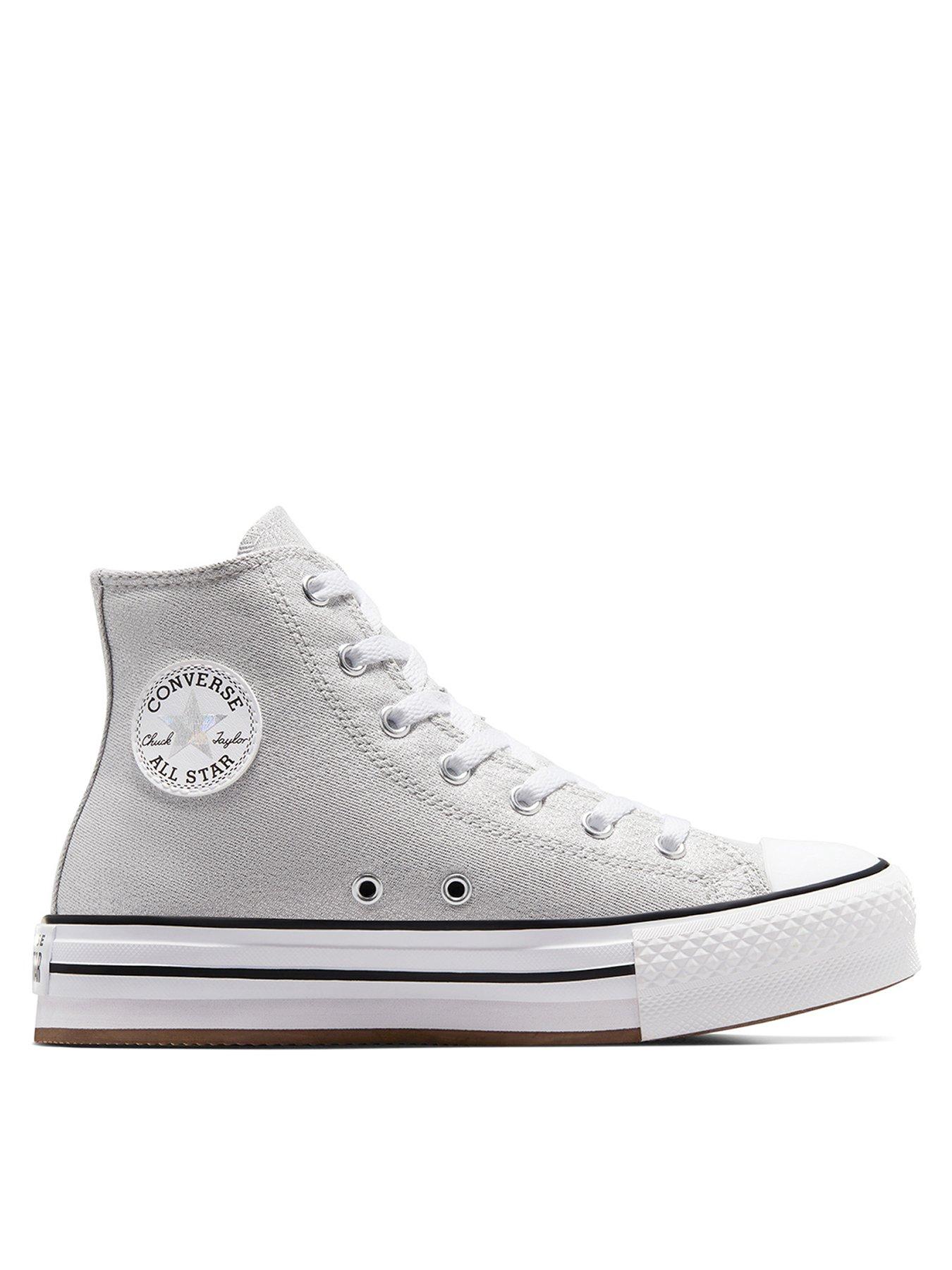 Chuck deals taylor silver