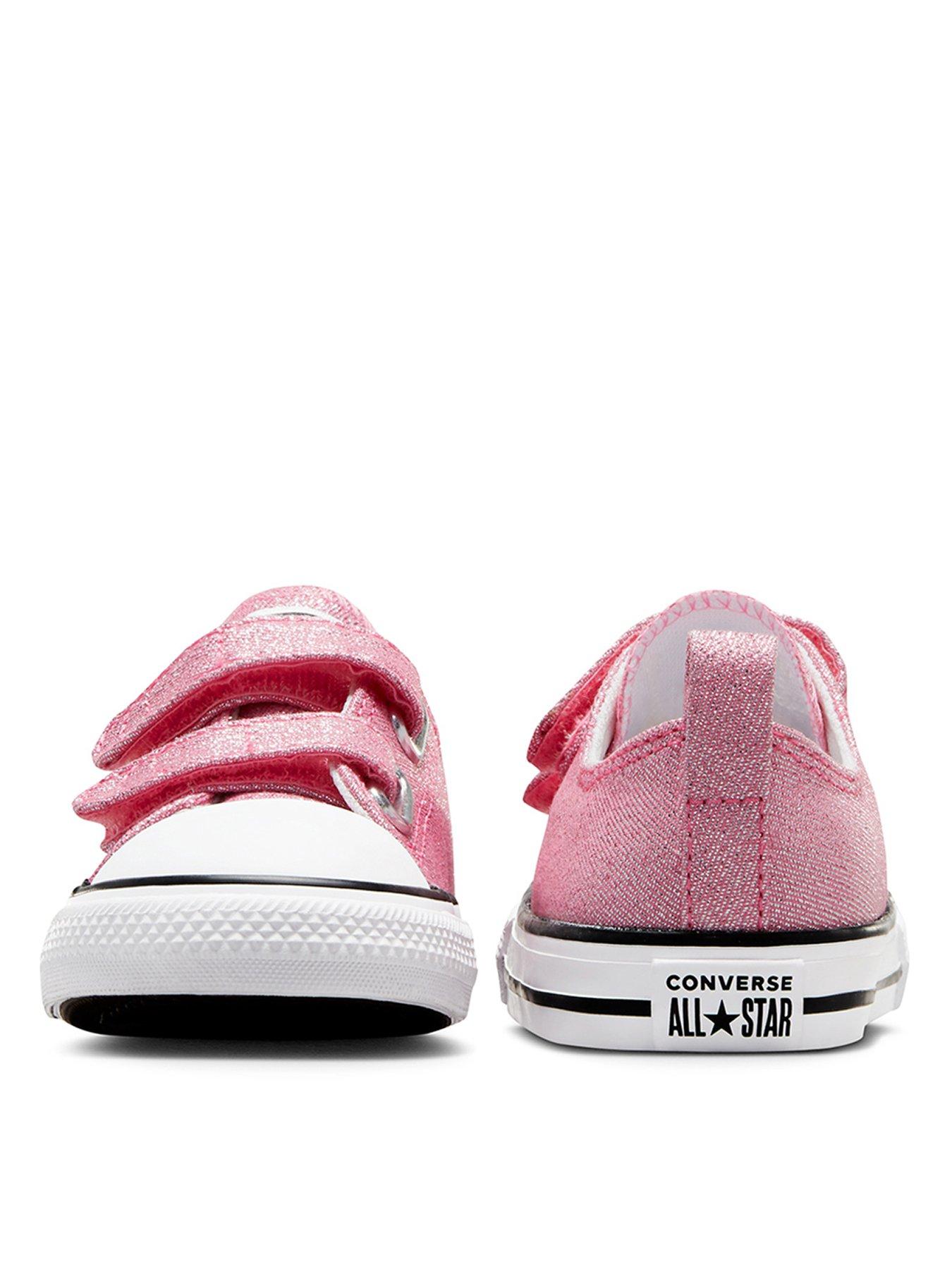 Sparkly pink on sale baby converse