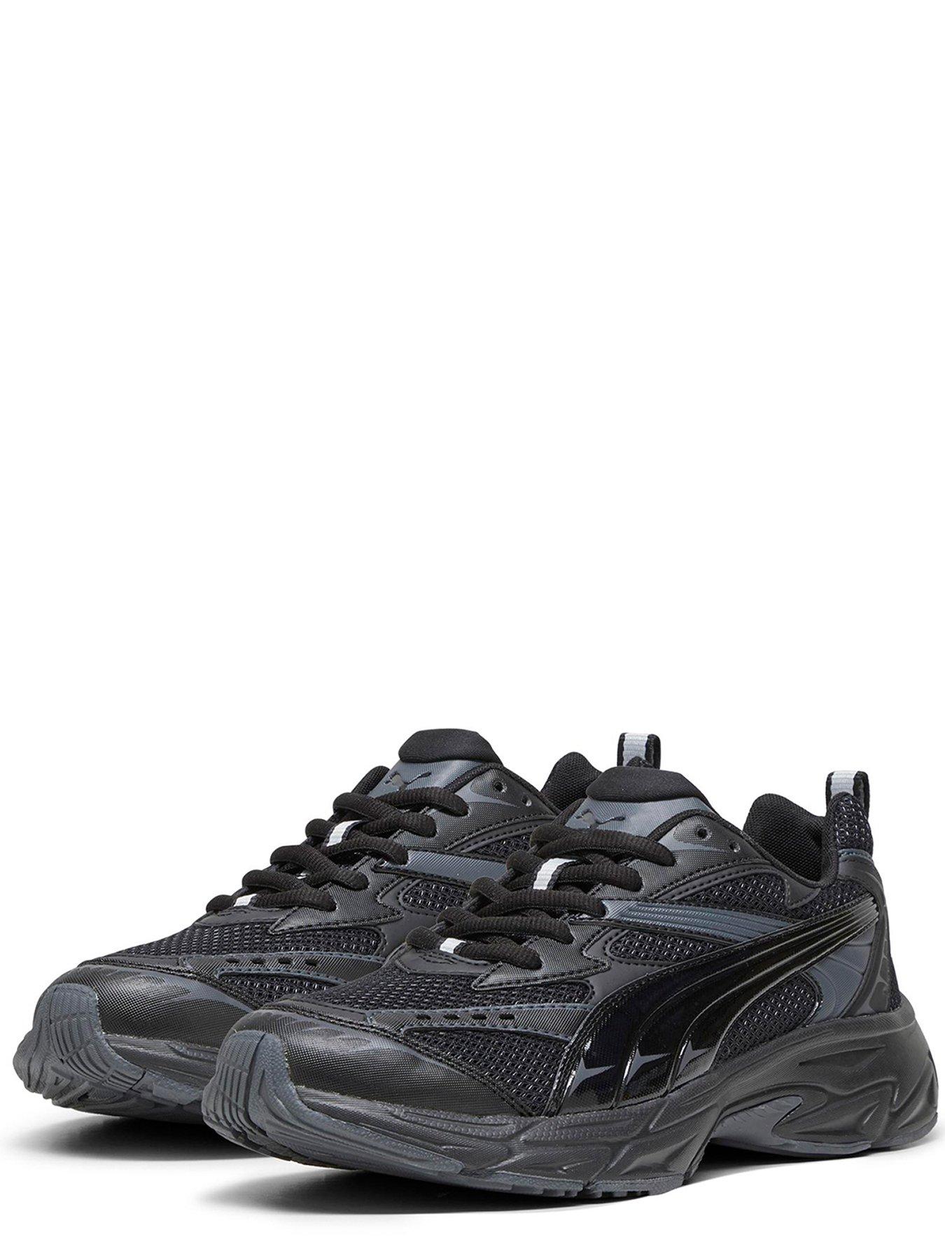 Puma Mens Morphic Base Trainers - Black | very.co.uk