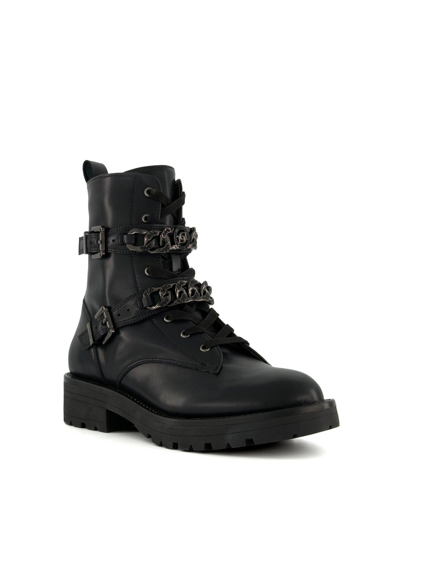 Dune black ankle boots sale shop