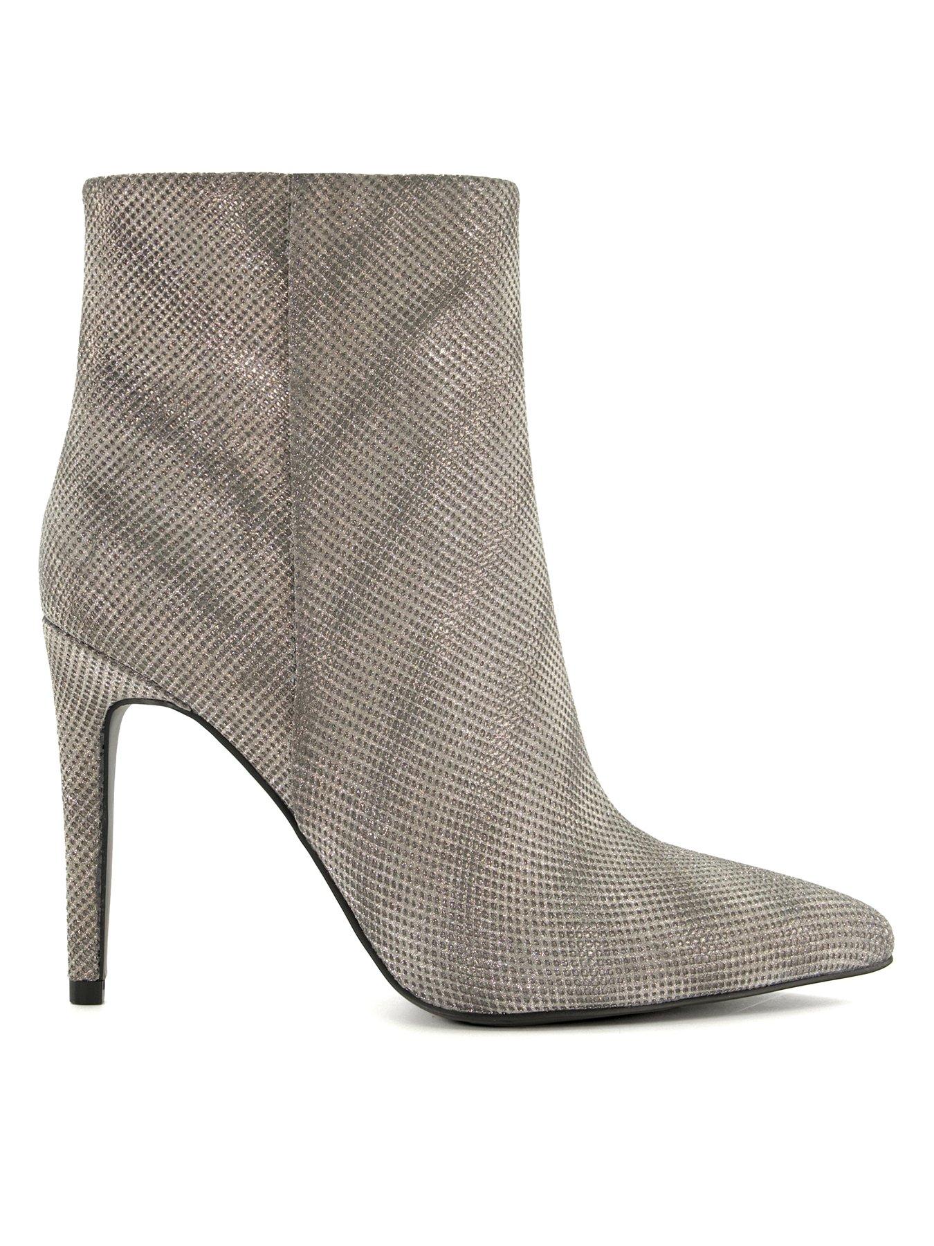 Dune cheap silver boots