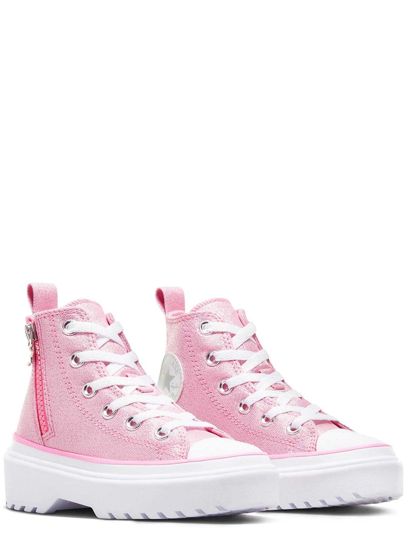 Converse Chuck Taylor All Star Lugged Lift Trainers Pink very