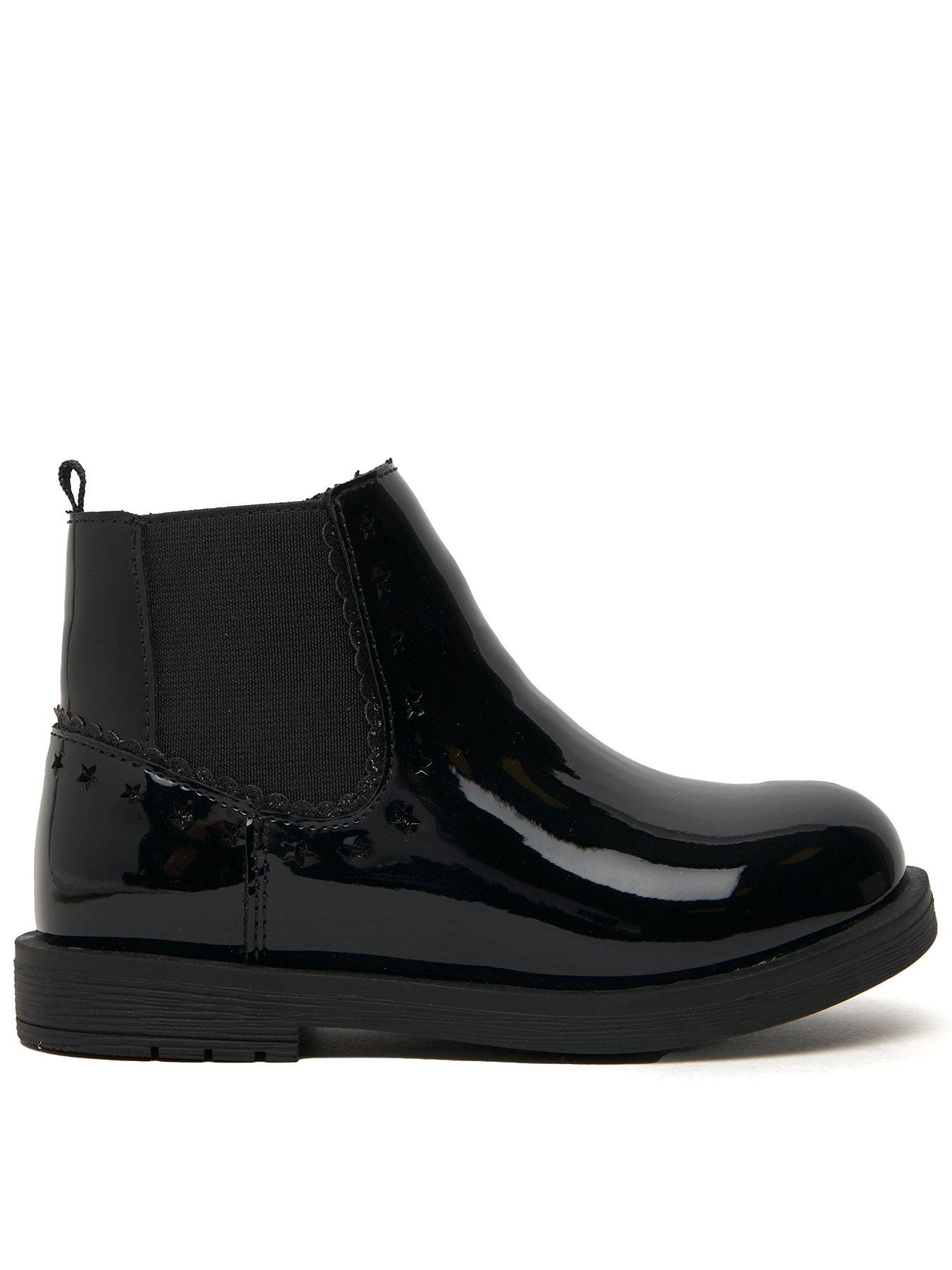 Kids patent boots best sale