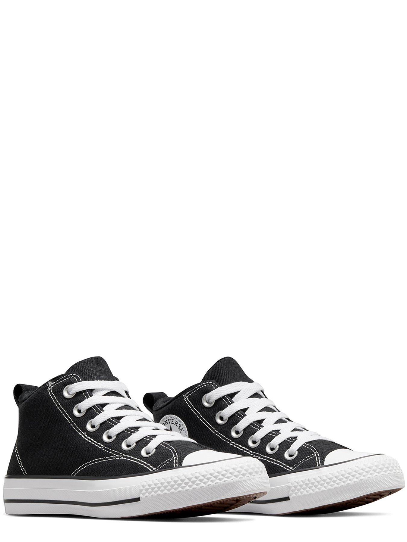 Converse Junior Boys Malden Street Mid Trainers Black Very