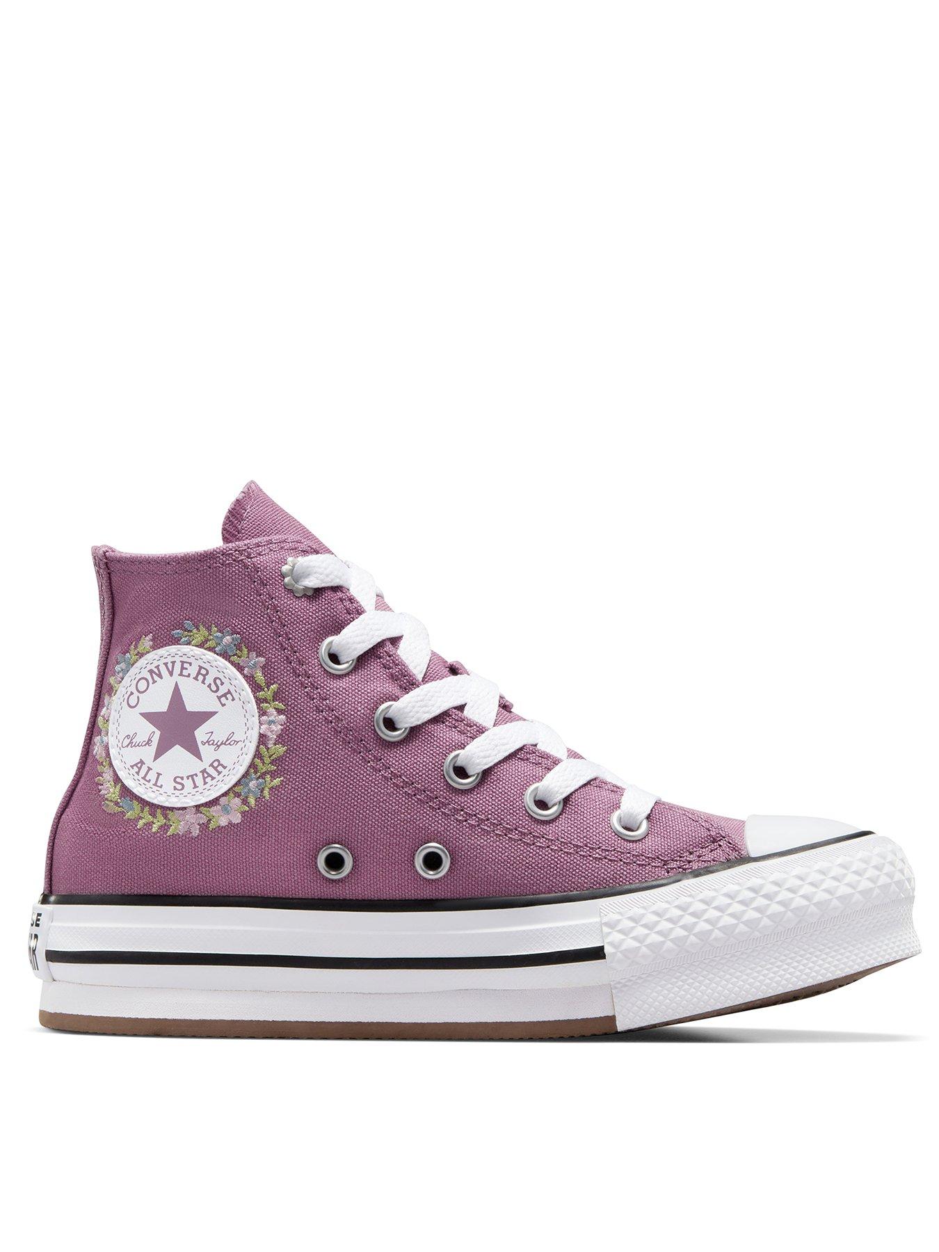 Purple papillary chuck taylors women s