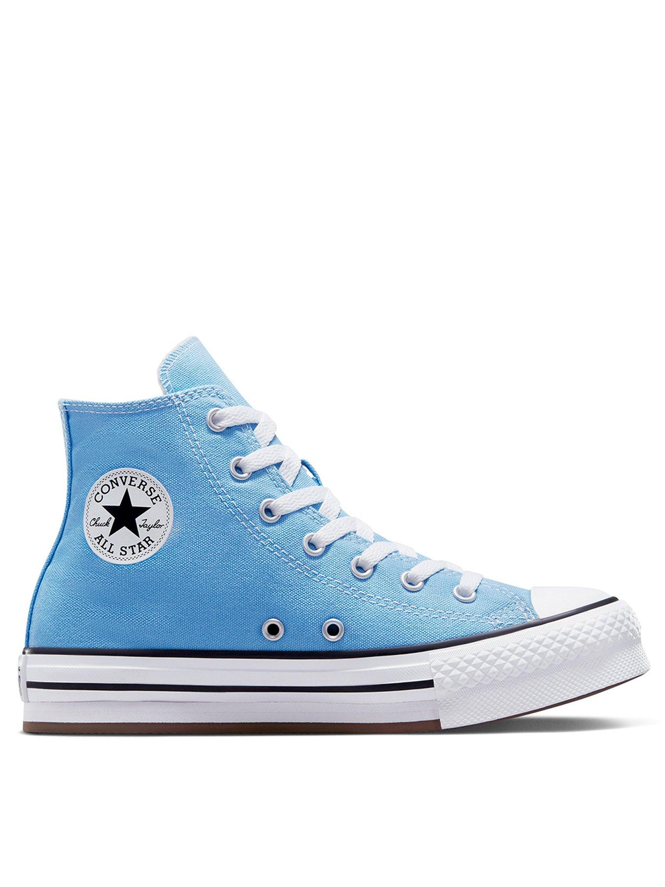 Blue converse shop for sale