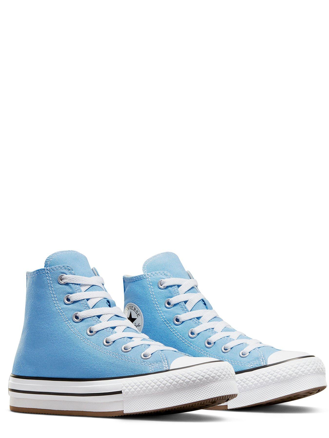 Converse Older Girls Chuck Taylor All Star Eva Lift Trainers - Blue ...