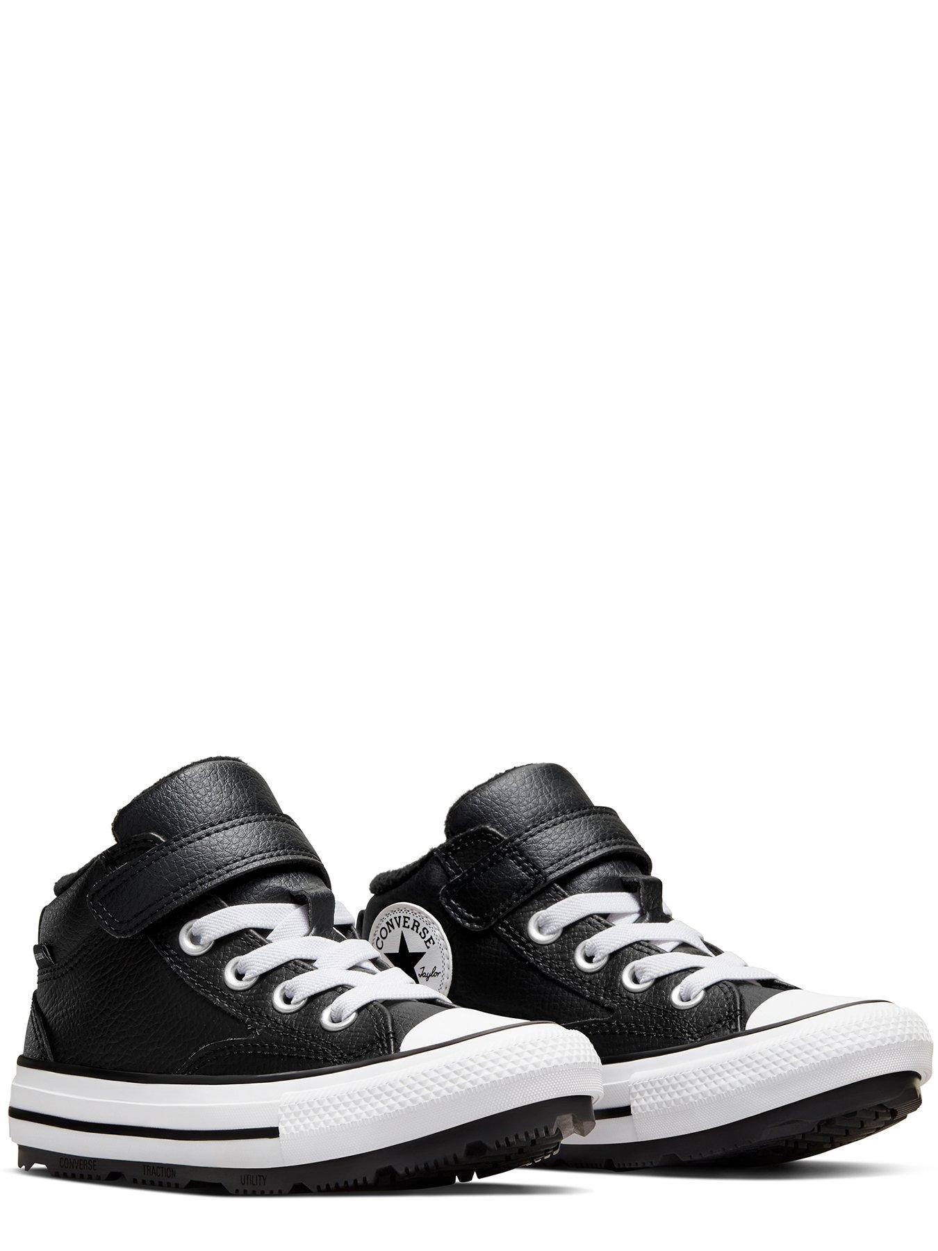 Boys hot sale leather converse