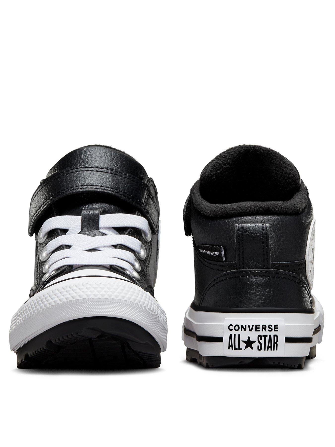 Kids black clearance converse boots