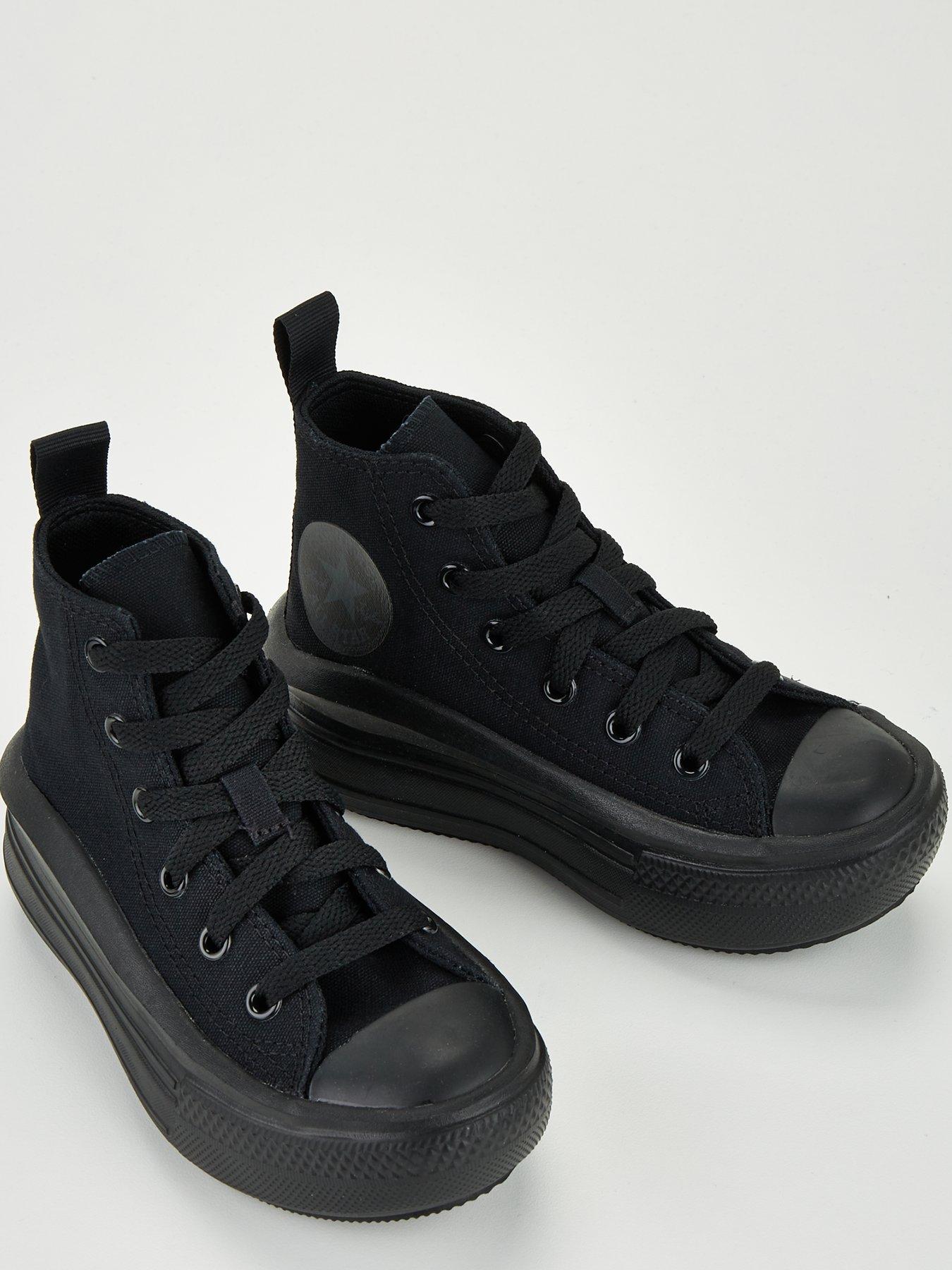 Very deals black converse