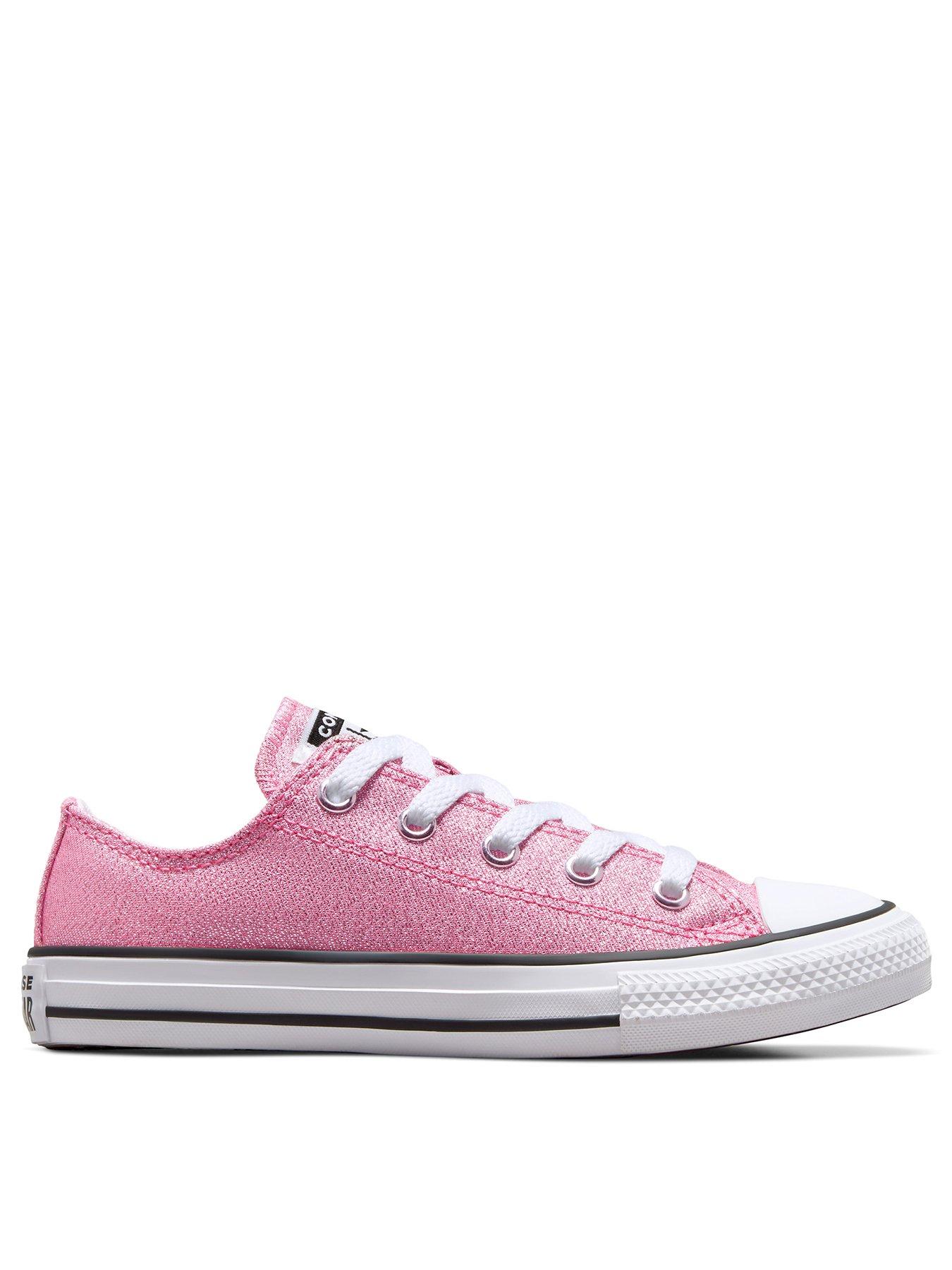 Girls on sale sparkly converse