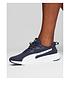  image of puma-mens-running-flyer-lite-trainers-navy