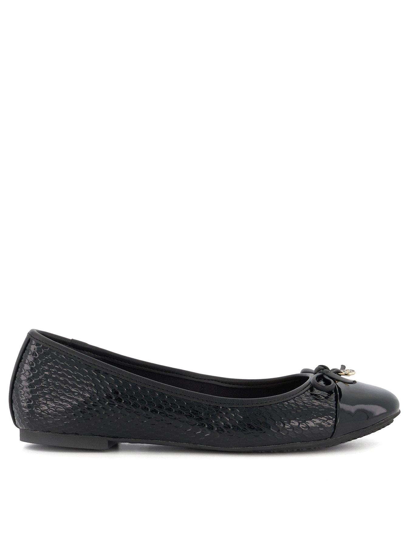Dune black best sale ballet pumps