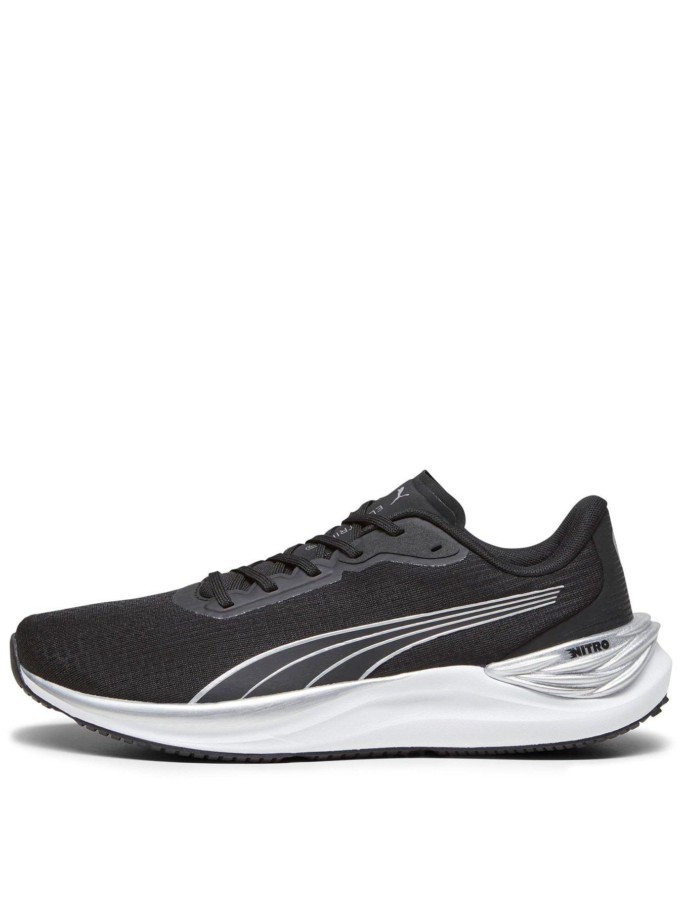 Mens black puma sales trainers