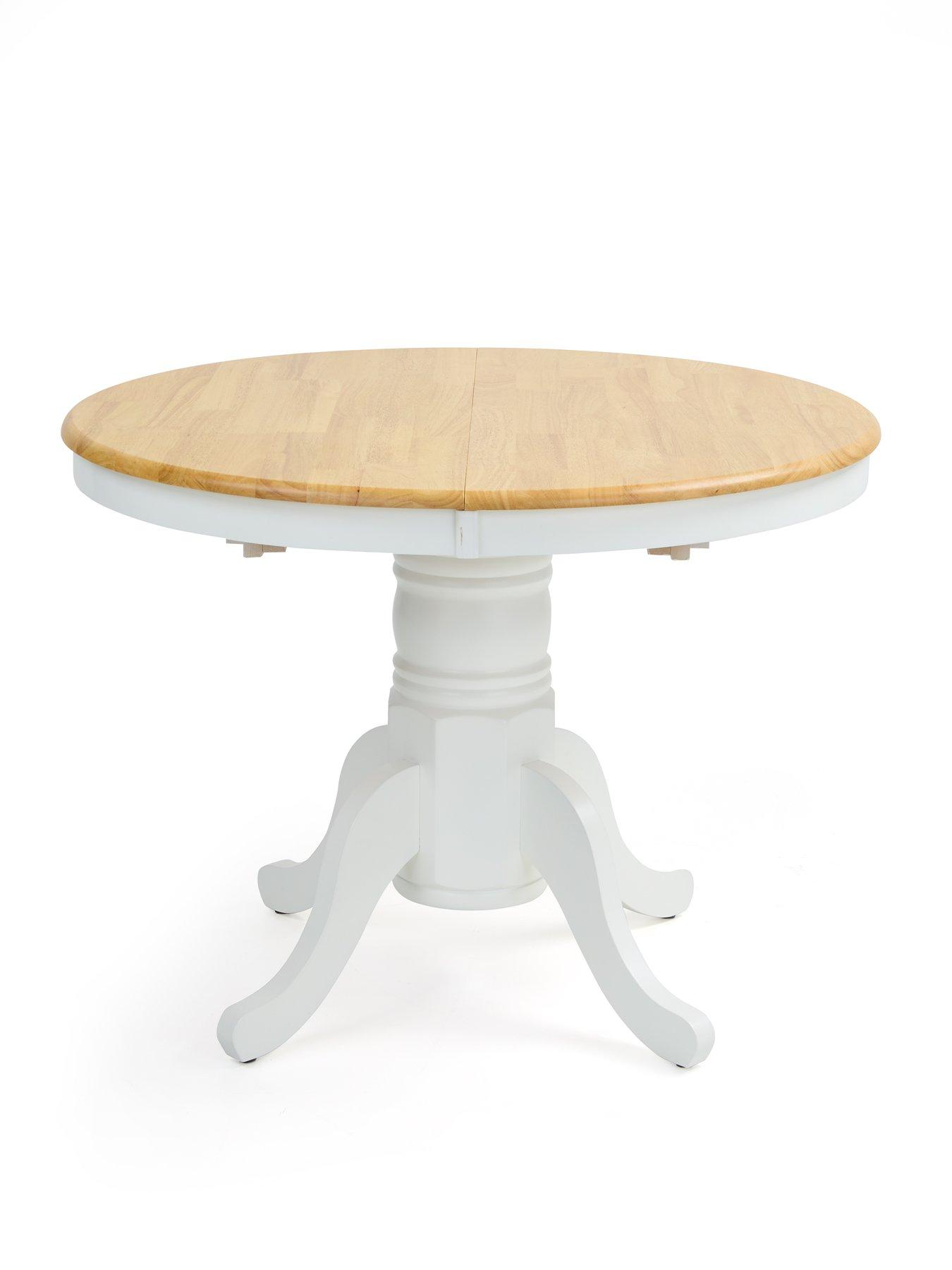 Image 3 of 6 of Very Home New Rubberwood Top Kentucky&nbsp;100 - 130 cm&nbsp;Extending + 6 Chairs