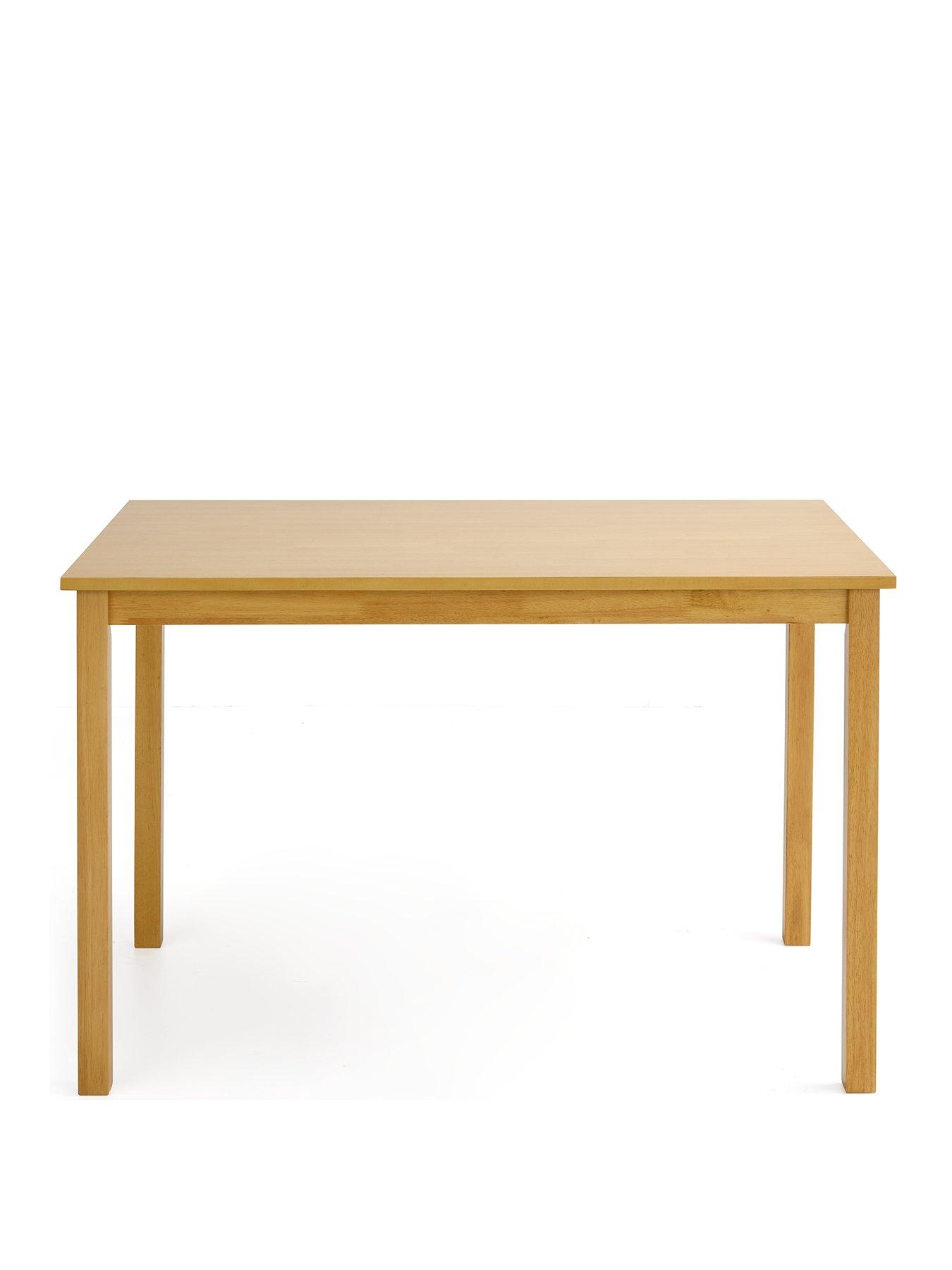 Image 3 of 6 of Very Home Primo 120 cm Dining Table +&nbsp;4 Faux Leather&nbsp;Chairs&nbsp;- Wood/Black
