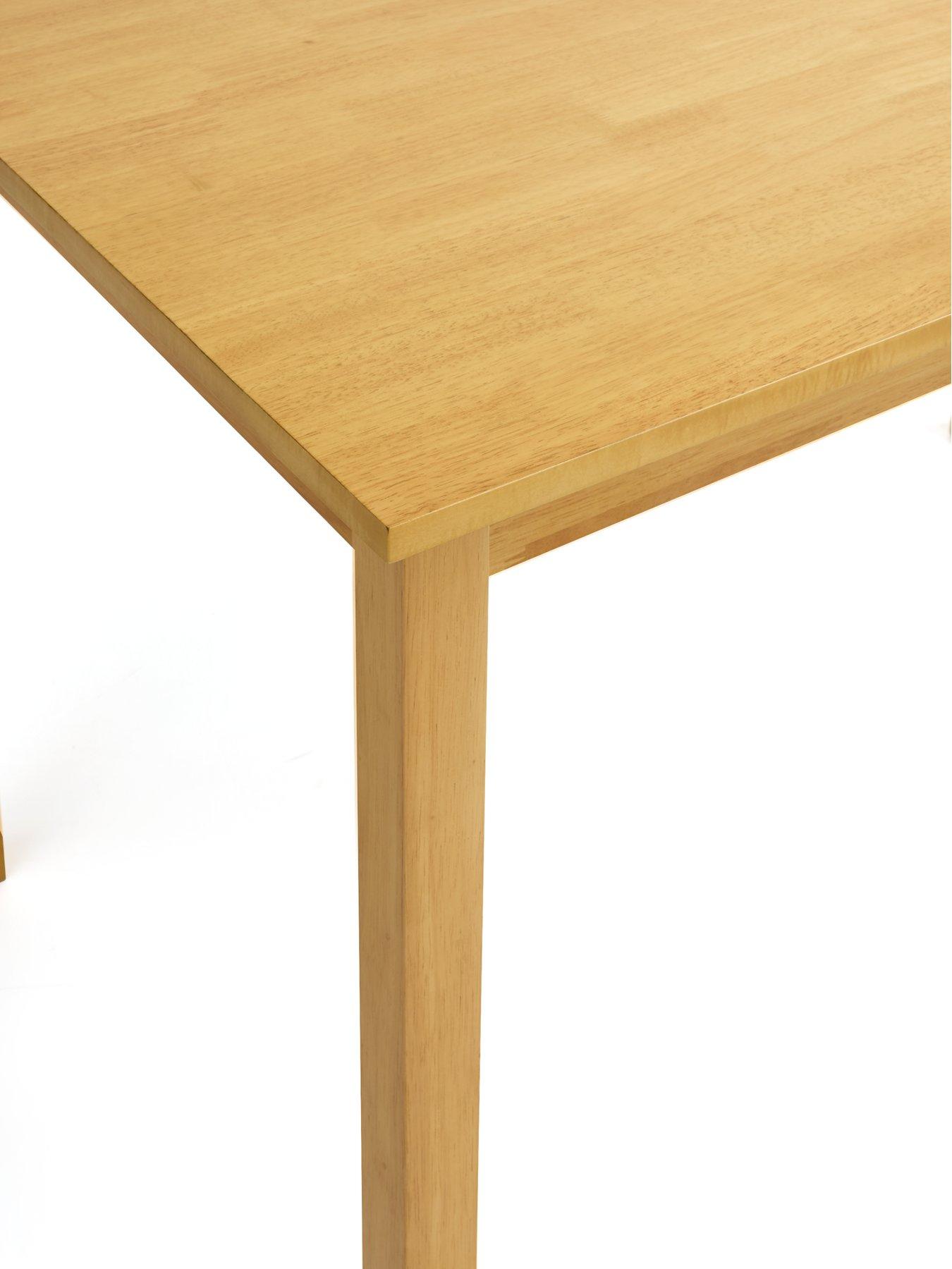 Image 4 of 6 of Very Home Primo 120 cm Dining Table +&nbsp;4 Faux Leather&nbsp;Chairs&nbsp;- Wood/Black