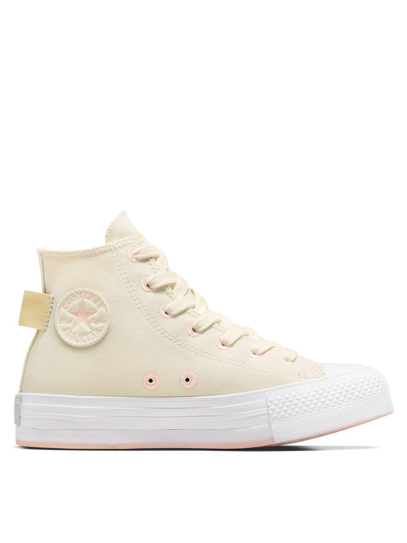 Cream converse shop womens