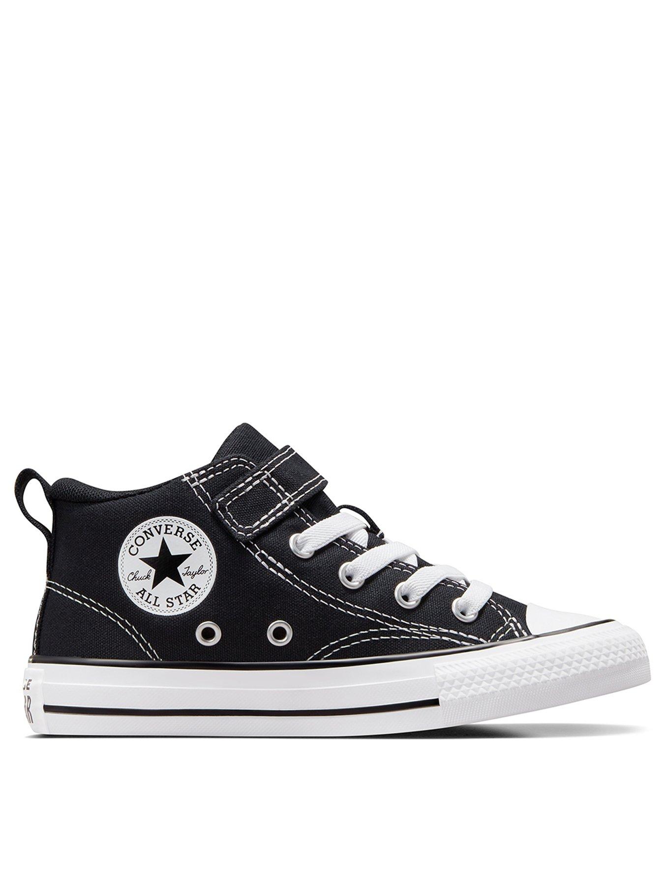 Converse Kids Boys Malden Street Mid Trainers - Black