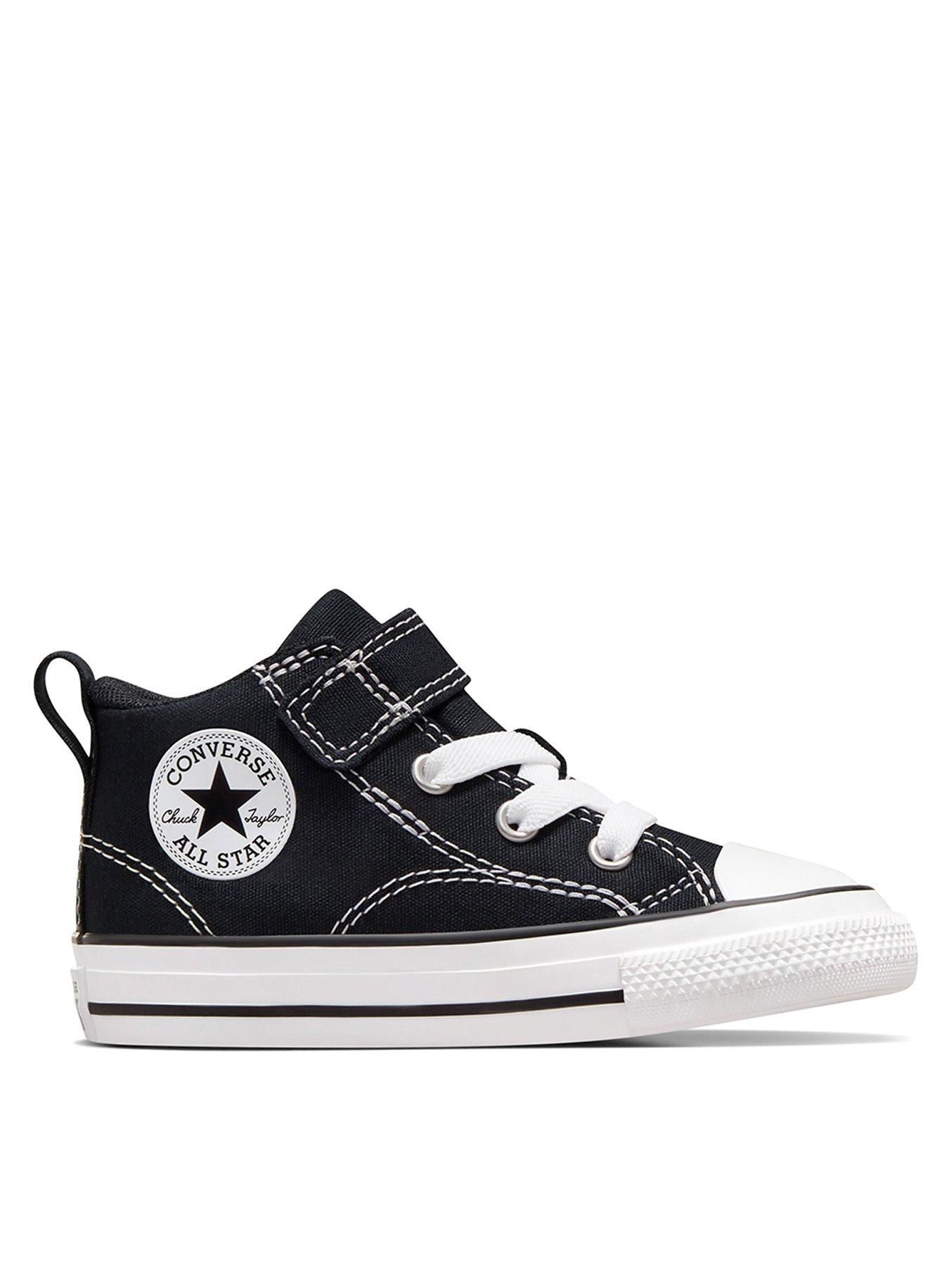 Converse Infant Boys Malden Street Midi Trainers - Black/White