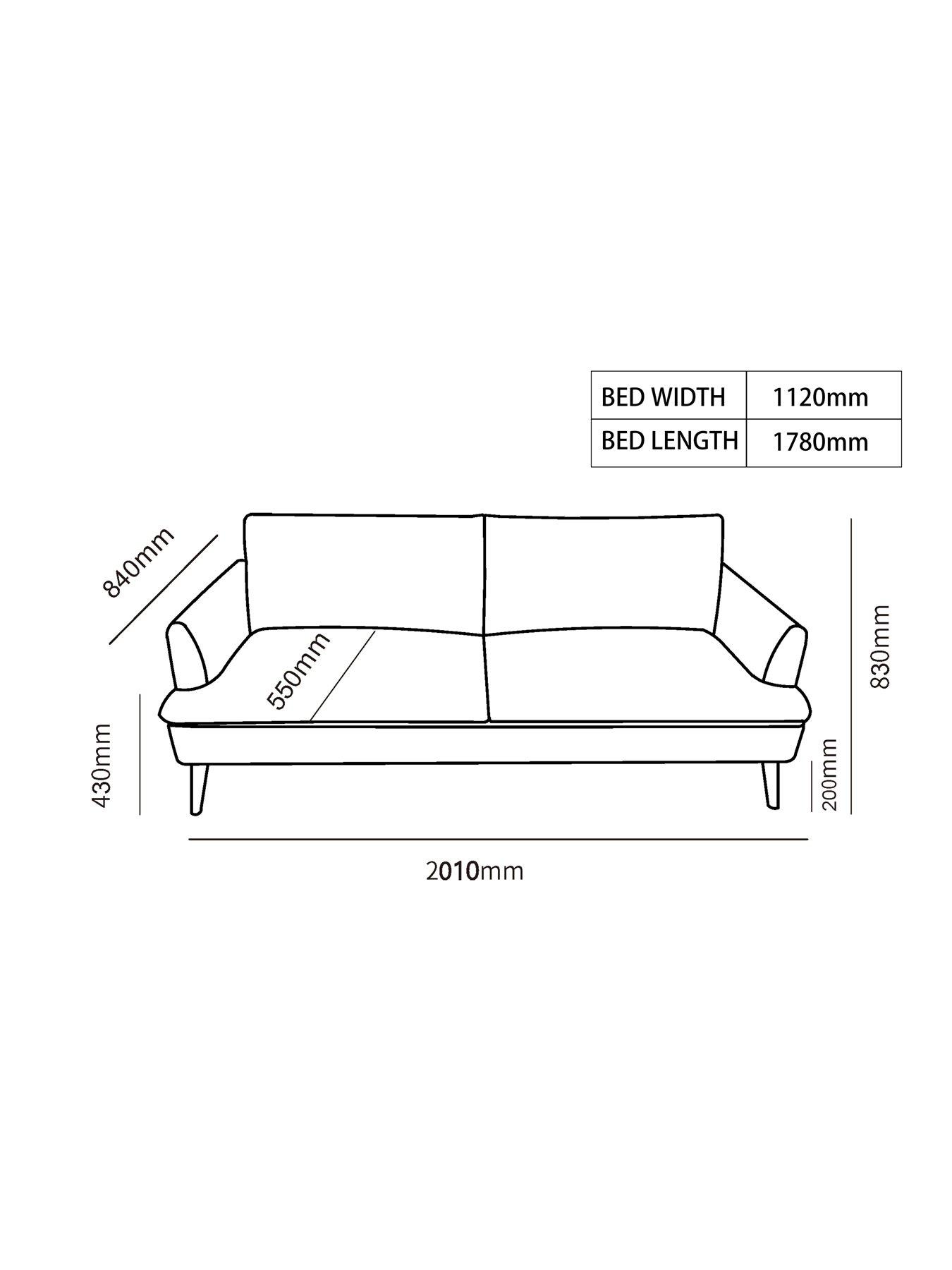 Image 7 of 7 of Very Home Jacob Sofa Bed&nbsp;- FSC&reg; Certified