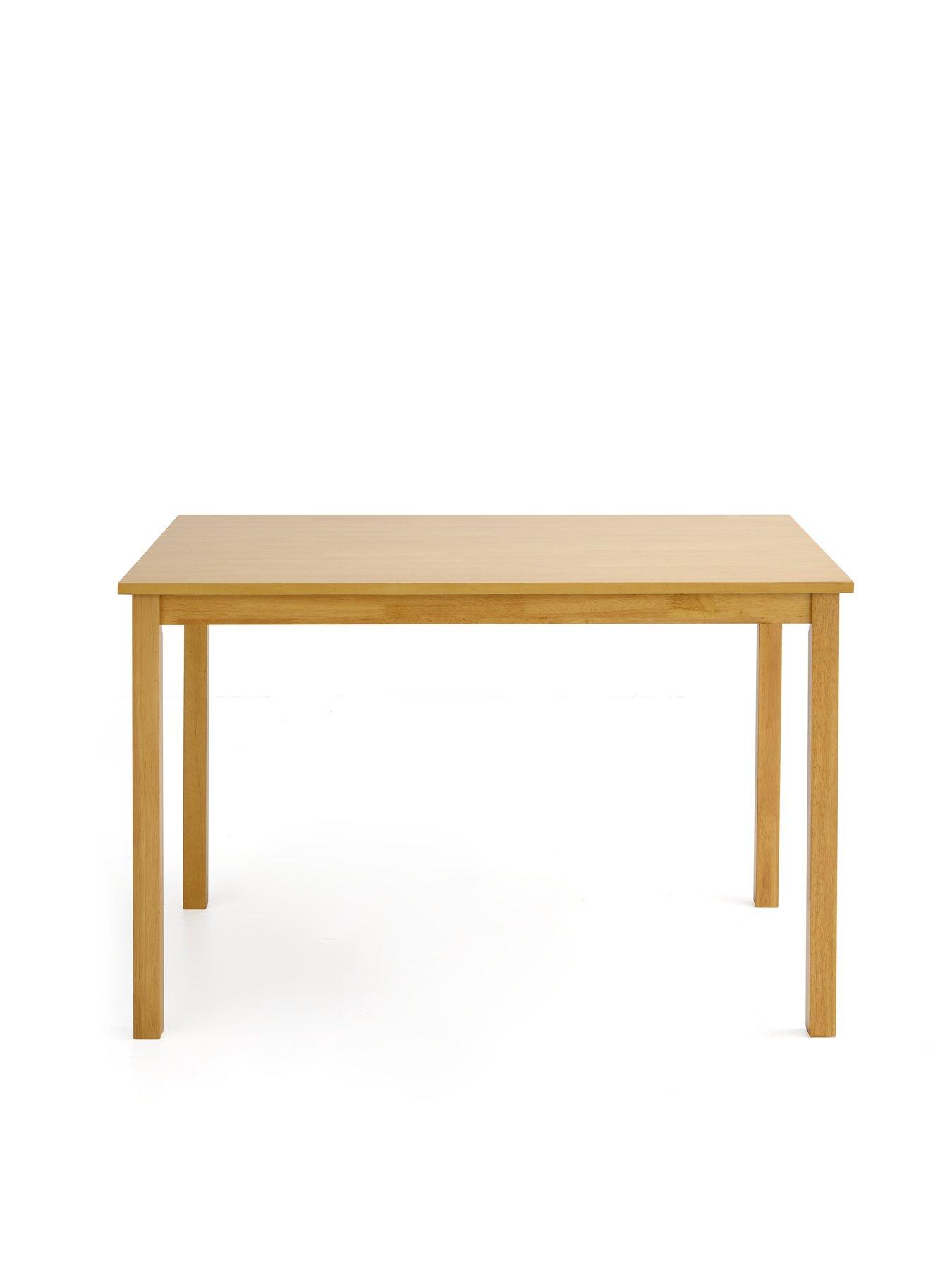 Image 3 of 6 of Very Home Primo 120 cm Dining Table + 4 Fabric Chairs - Wood/Grey