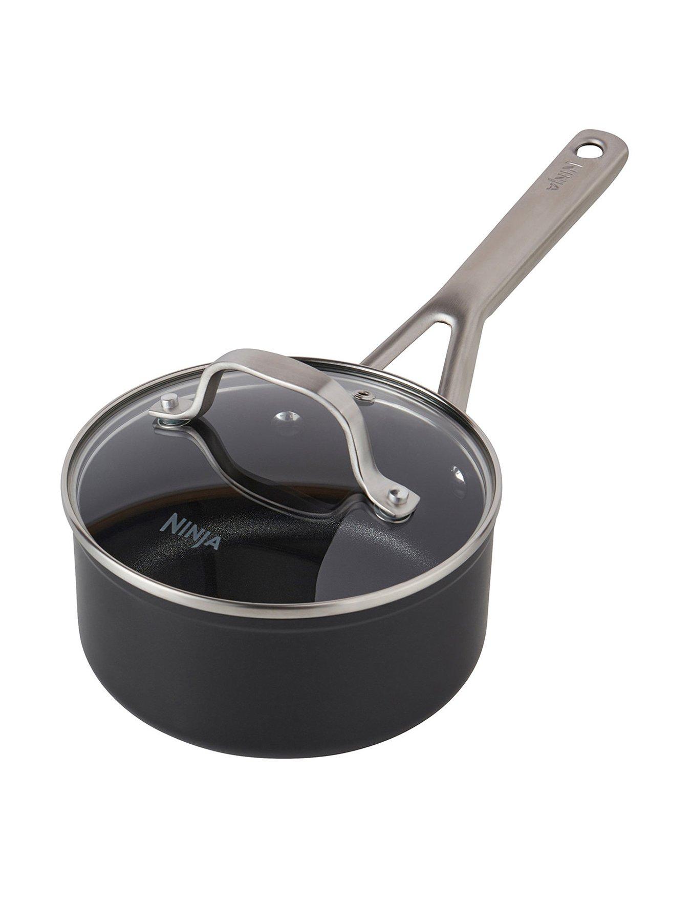 Product photograph of Ninja Zerostick Essentials 20cm Saucepan With Lid - C10220uk from very.co.uk