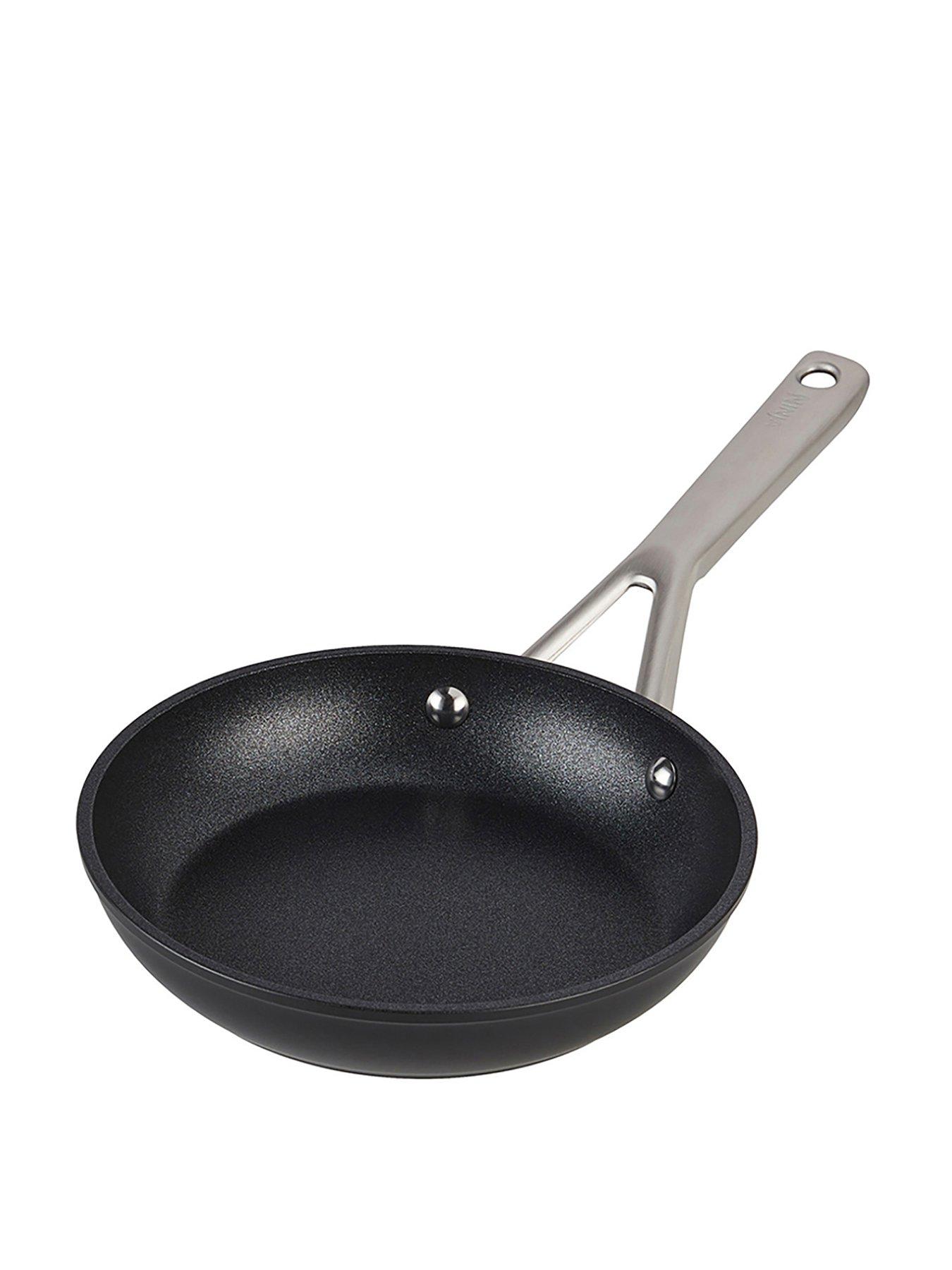 Ninja Zero Stick Frying Pan 20cm Stainless Steel/Charcoal