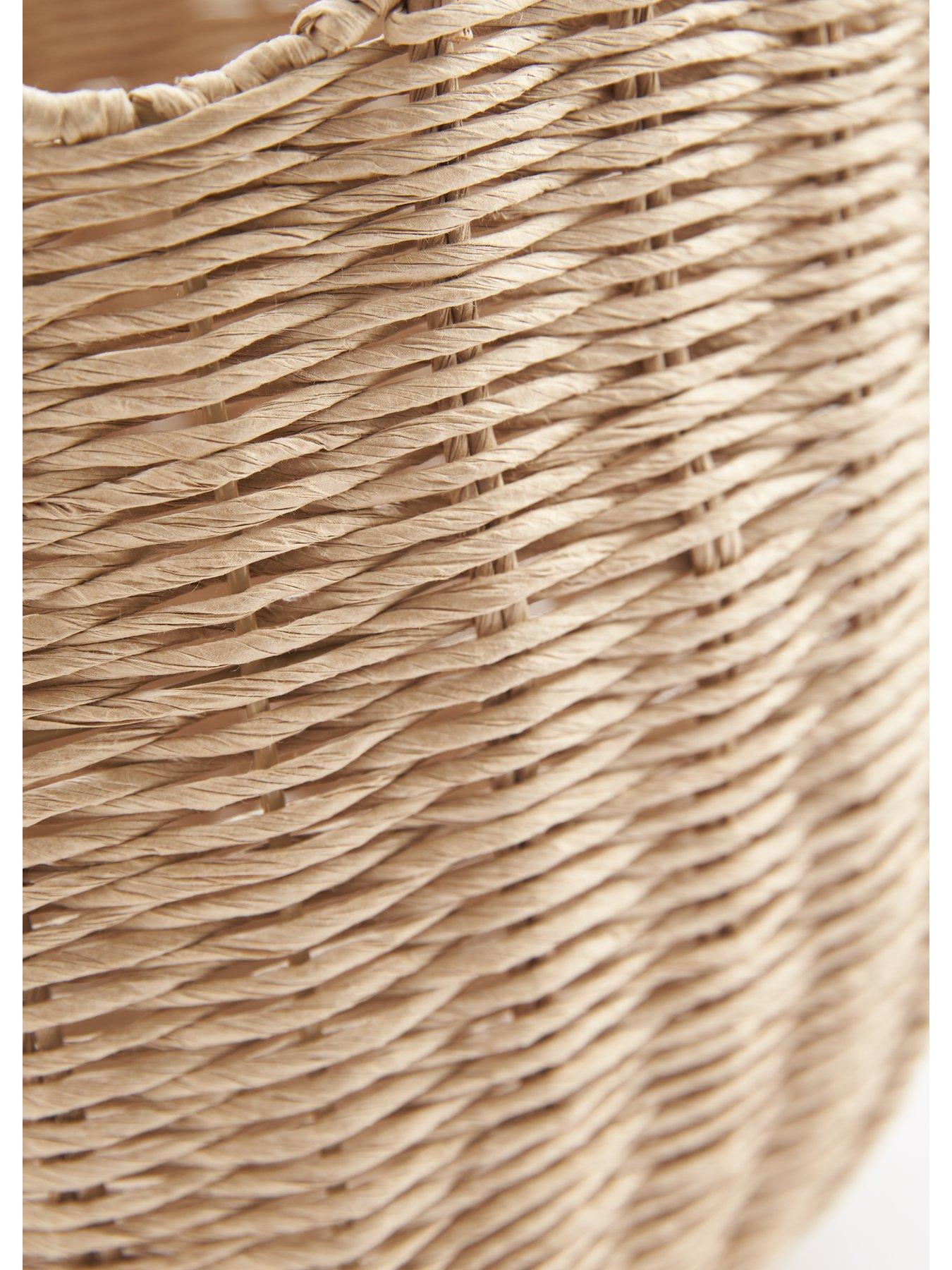 Image 6 of 6 of Very Home Scalloped Round Storage Basket &ndash; 37 cm