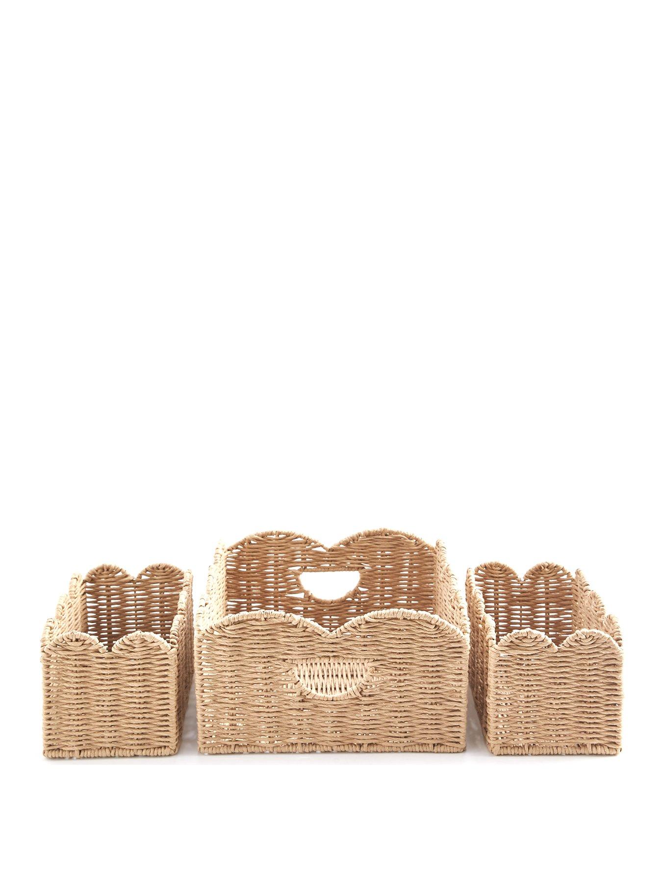 Image 2 of 5 of The Very Collection Set Of 3 Scallop Storage Baskets