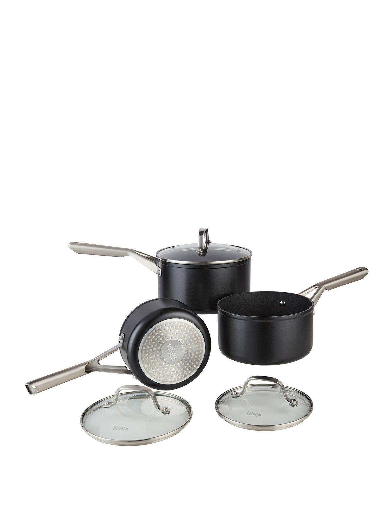  Ninja Foodi ZEROSTICK Stainless Steel 3-Piece Pan Set