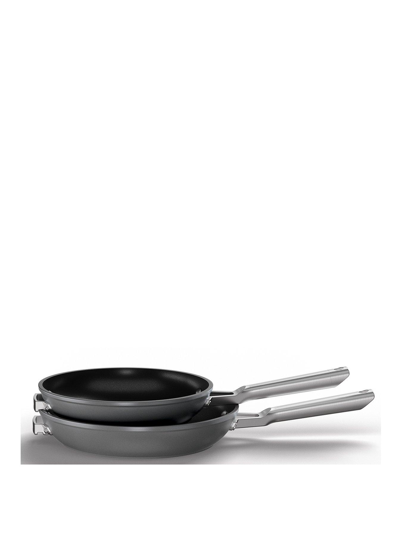 Product photograph of Ninja Zerostick Stackable 2-piece Frying Pan Set 24cm 28cm - C52200uk from very.co.uk