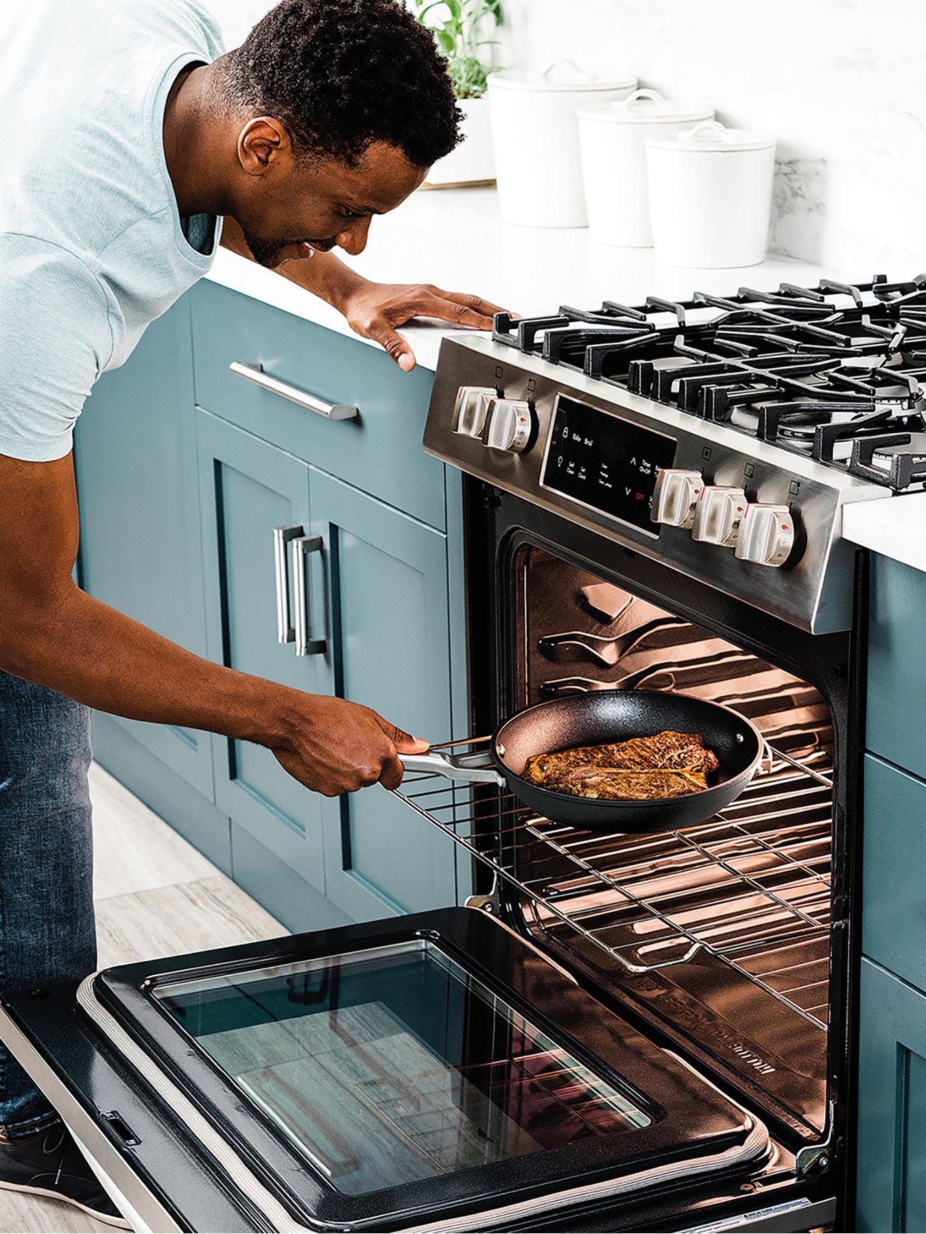 Image 2 of 6 of NINJA Zerostick Stackable 2-piece Frying Pan Set (24cm/28cm) - C52200uk