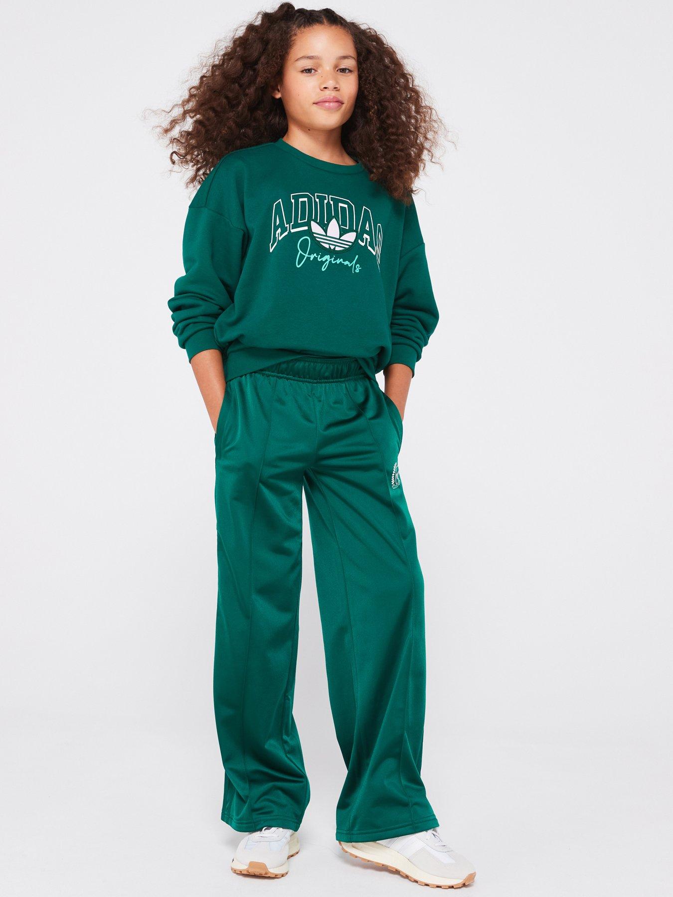 Collegiate green clearance adidas tracksuit