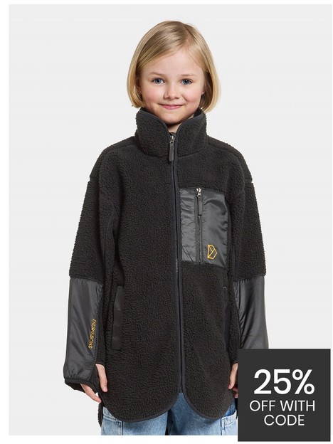 didriksons-kids-marmor-full-zip-longnbspfleece-jacket-black