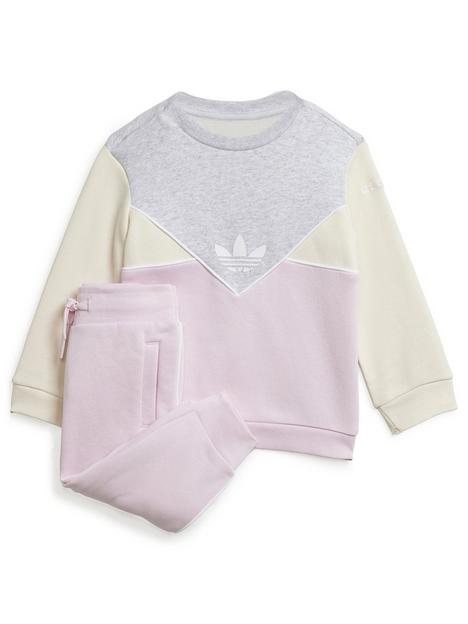 adidas-originals-infant-unisex-crew-set-clear-pink