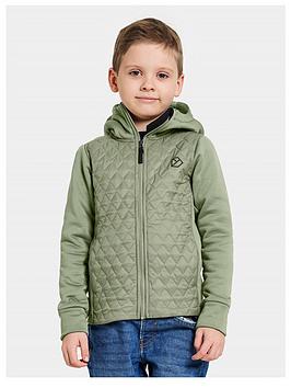boys, didriksons kids kapris hybrid jacket - green, green, size 7-8 years