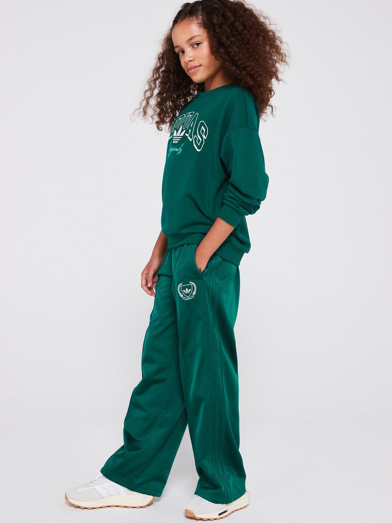 Adidas originals track pants hotsell collegiate green