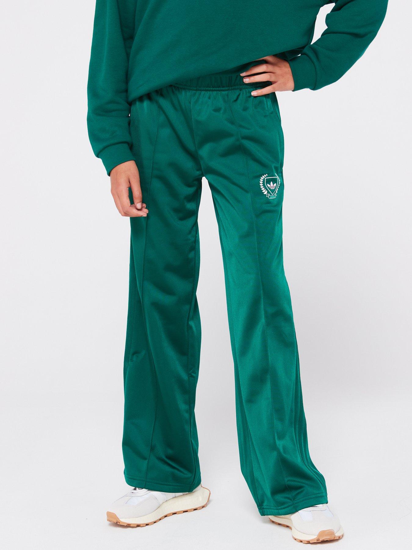Collegiate green track pants 2025